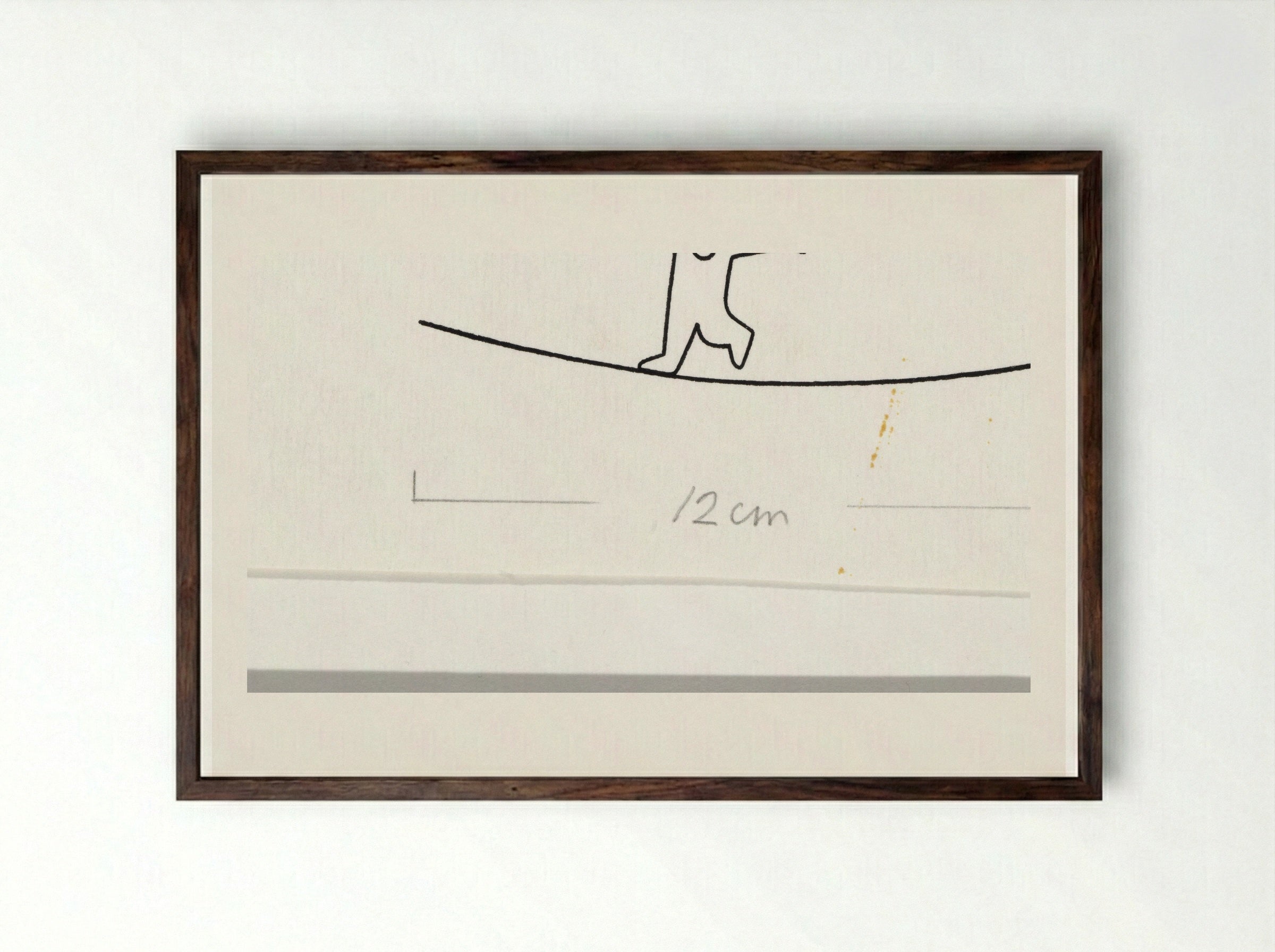 Circus (Acrobat) - Dick Bruna - Framed Print Dark Wood