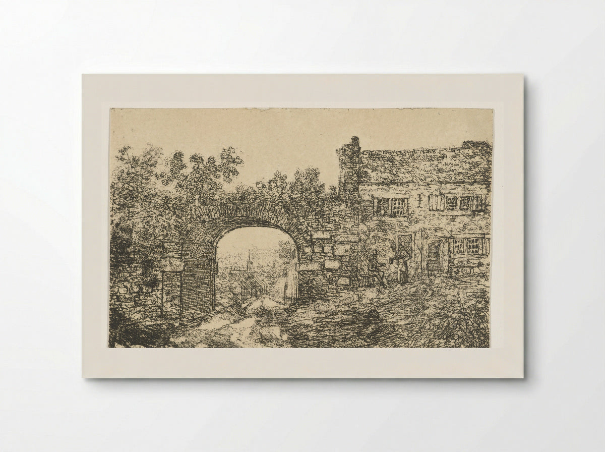 Citadellepoort te Luik - Otto Baron Howen - Poster