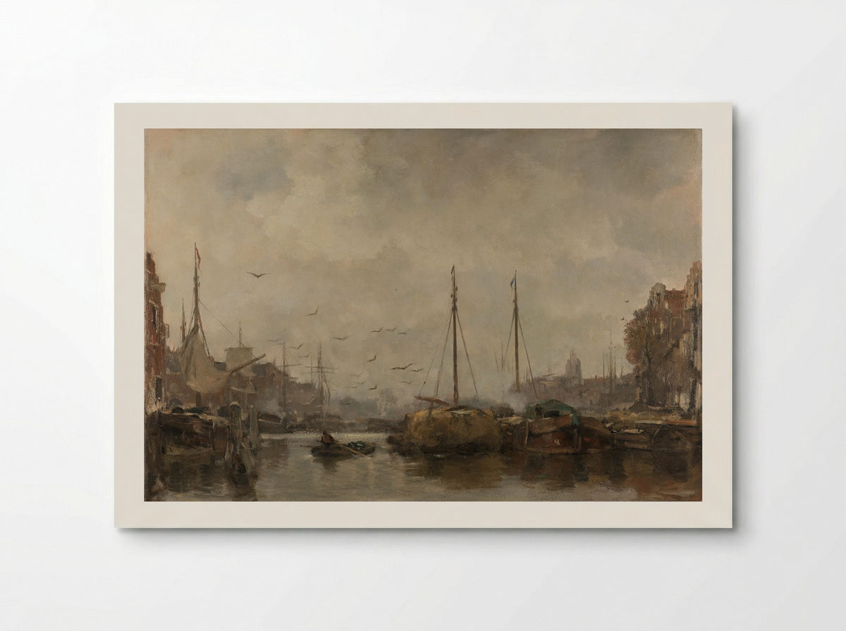 Cityscape (Harbour Scene) - Jacob Maris - Poster