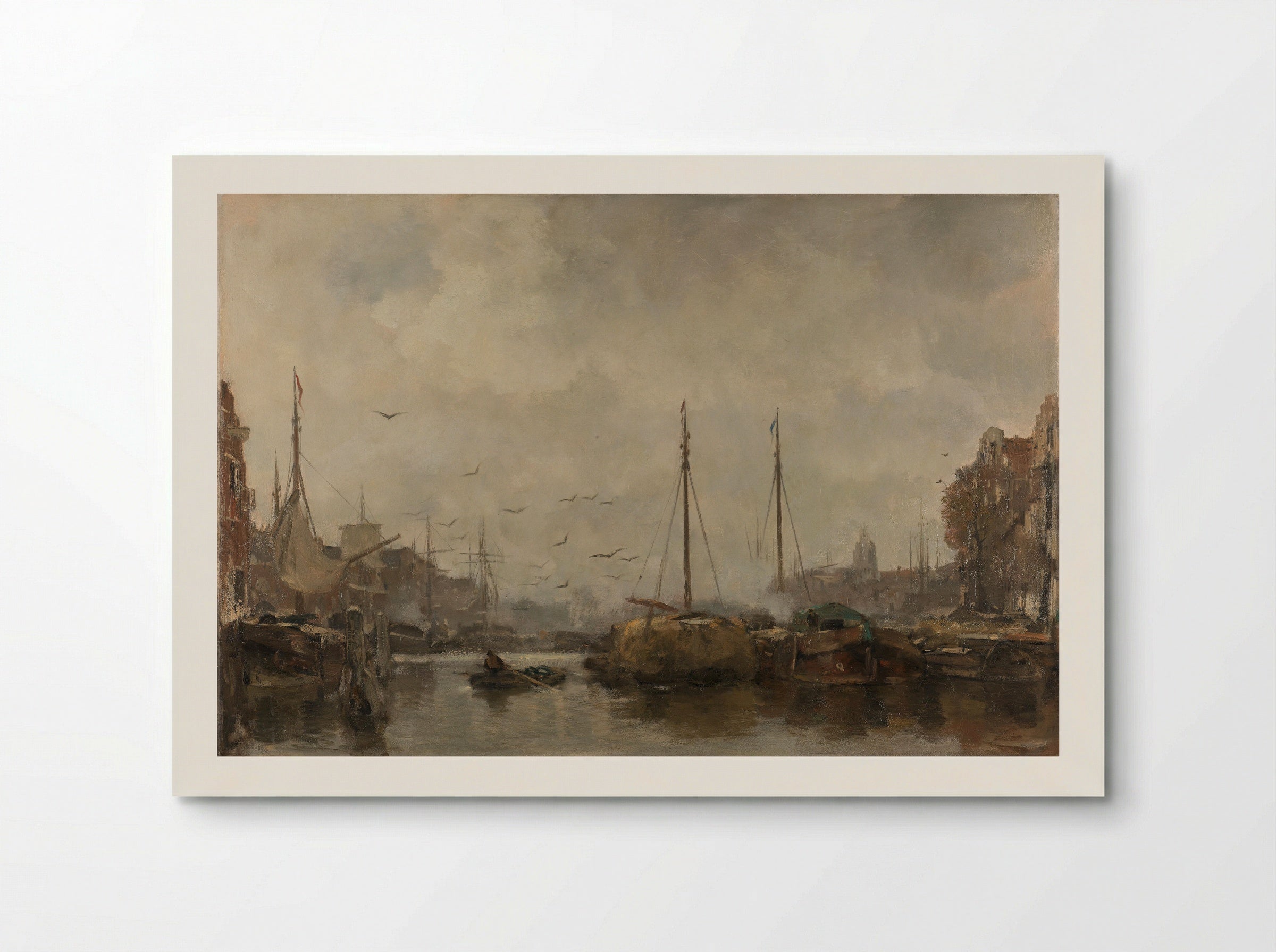 Cityscape (Harbour Scene) - Jacob Maris - Poster