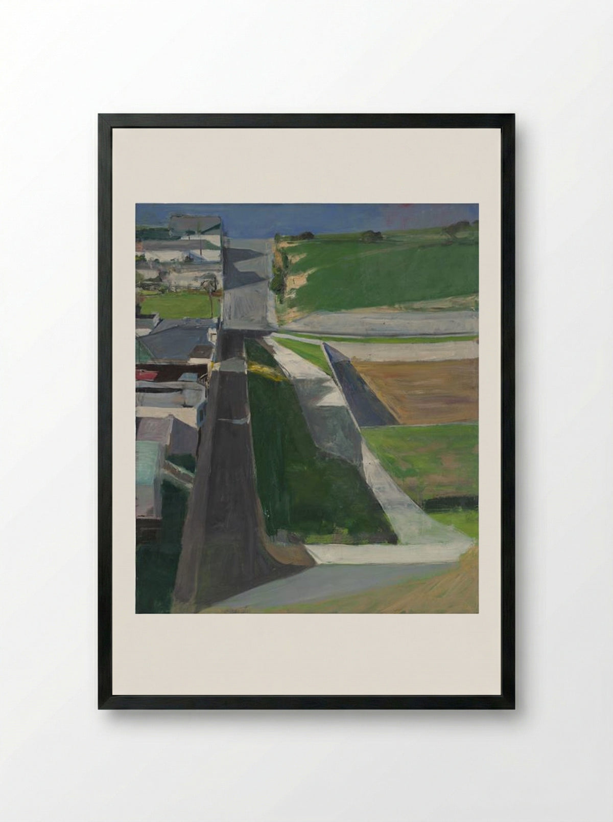 Cityscape I - Richard Diebenkorn - Framed Print Black