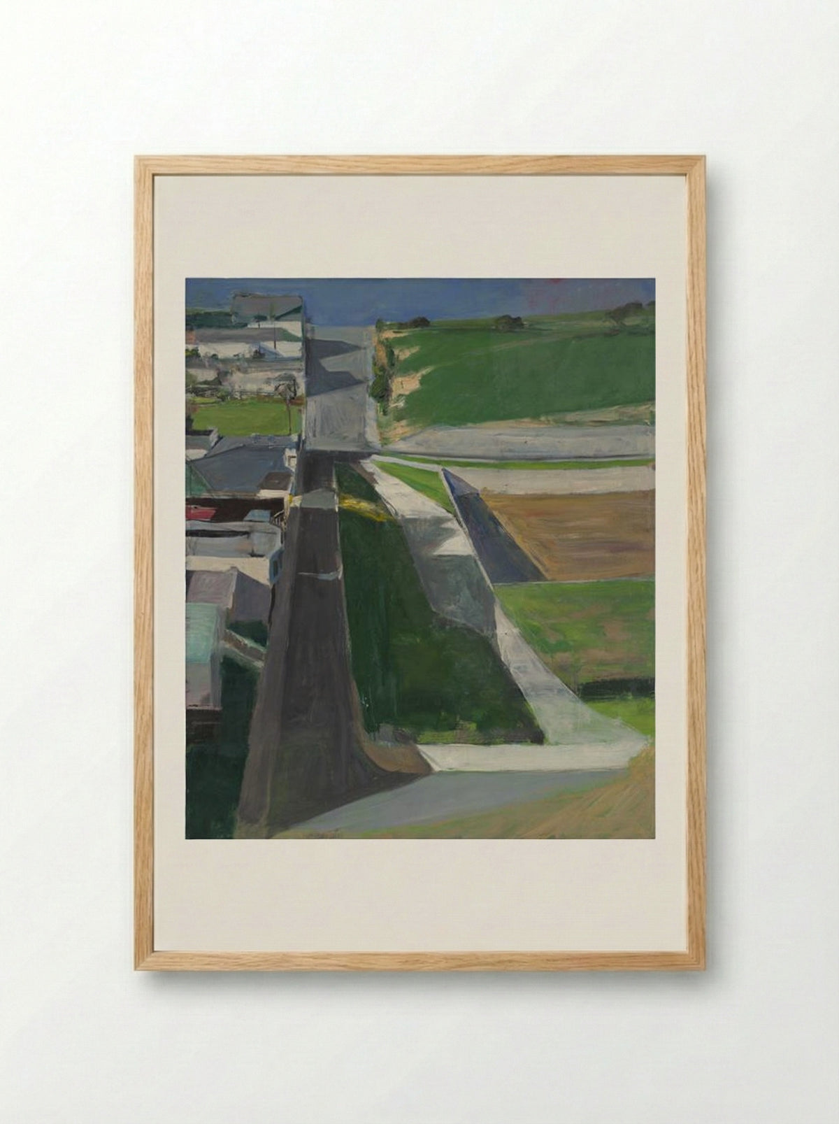 Cityscape I - Richard Diebenkorn - Framed Print Wood