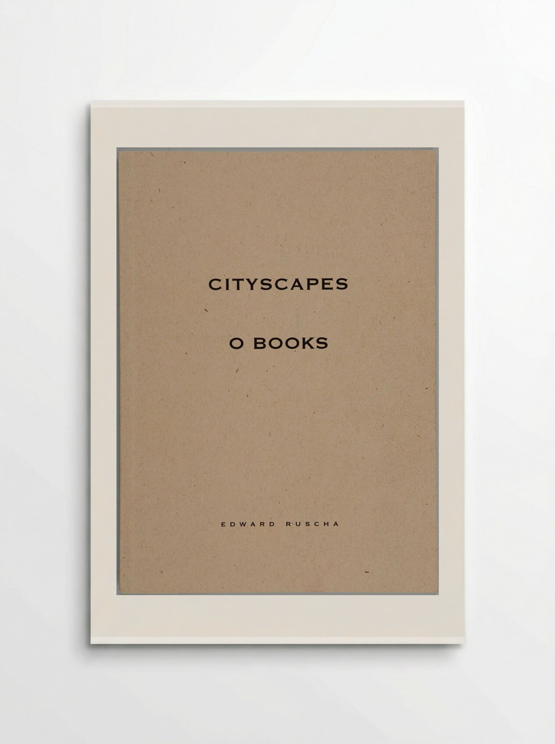 Cityscapes O Books - Edward Ruscha - Poster