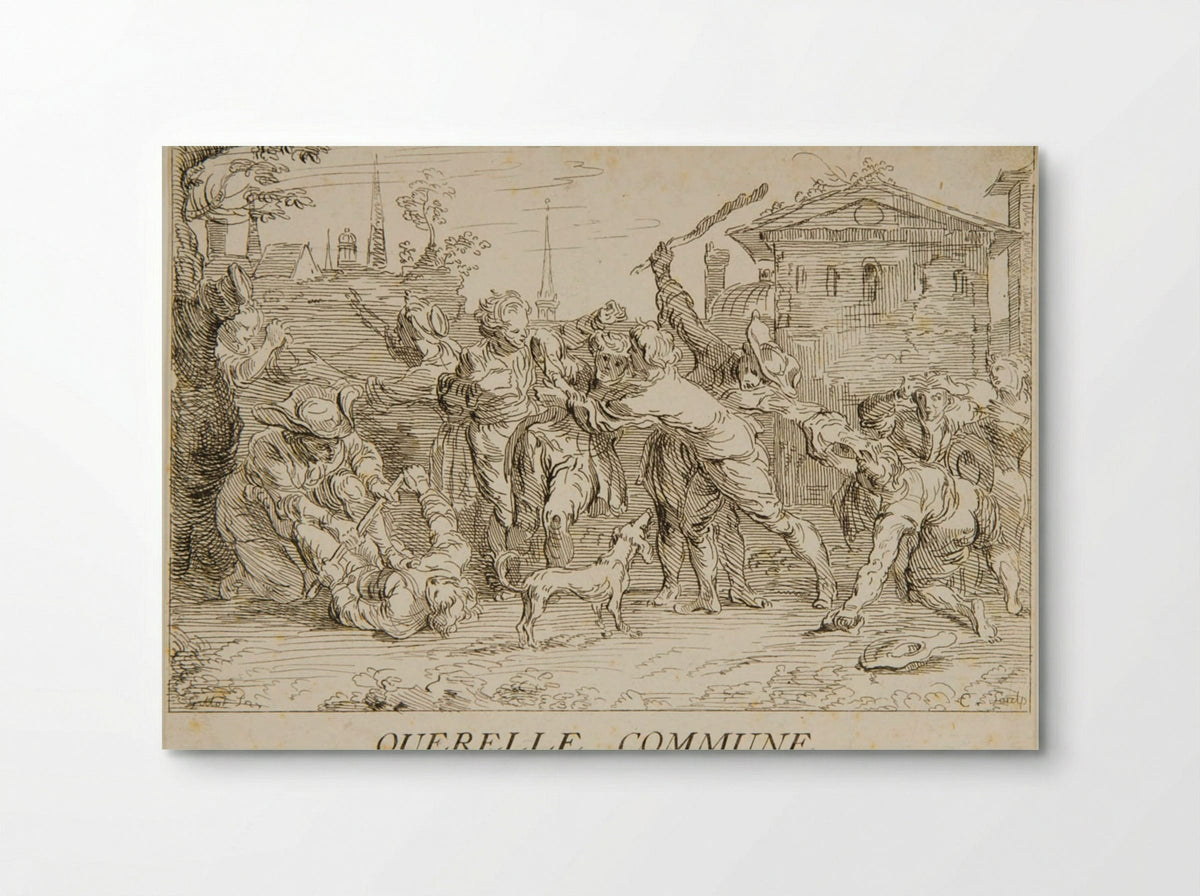 Civil Dispute - Anne Claude Philippe de Thubières, comte de Caylus - Poster