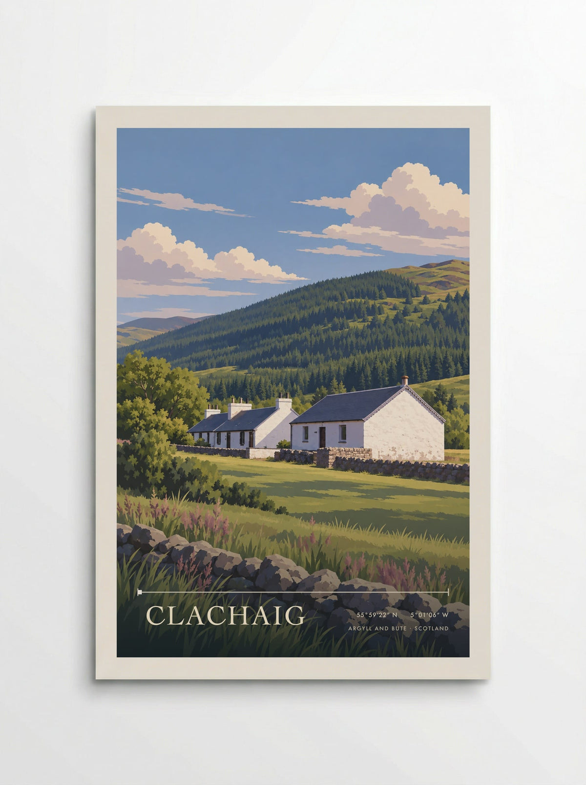 Clachaig, Argyll and Bute | Travel Poster - Poster