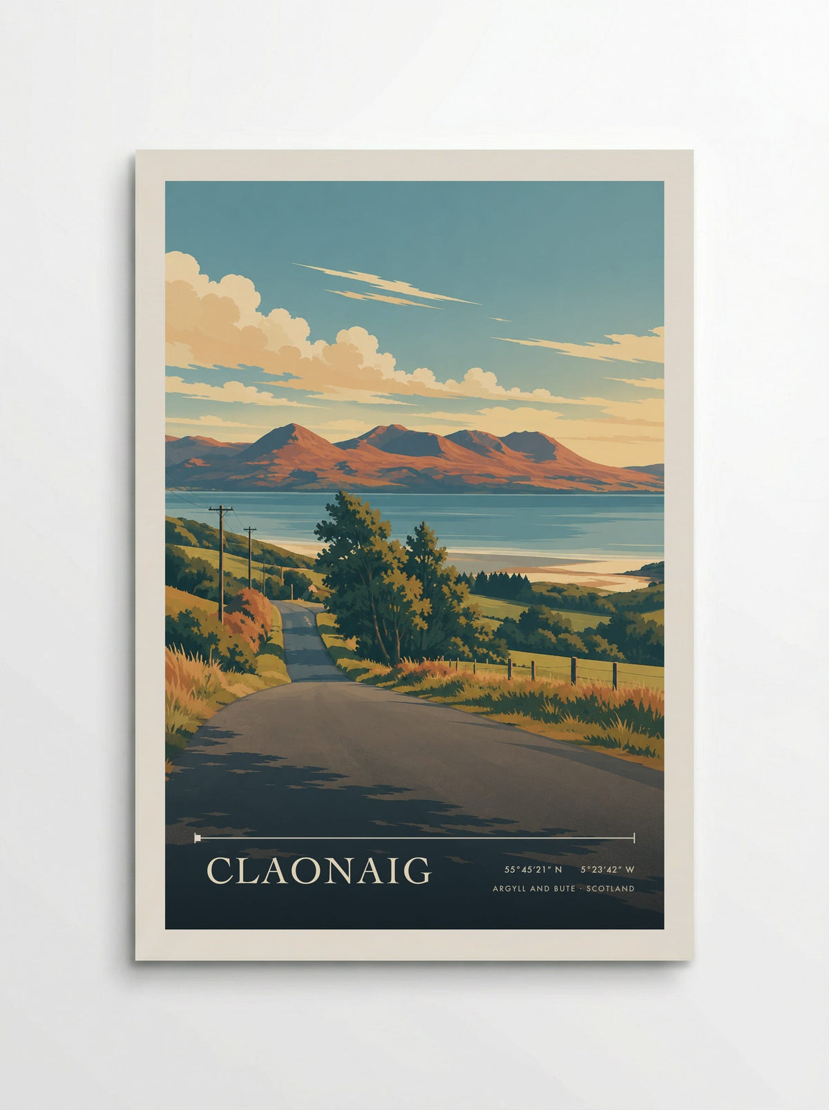 Claonaig, Argyll and Bute | Travel Poster - Poster