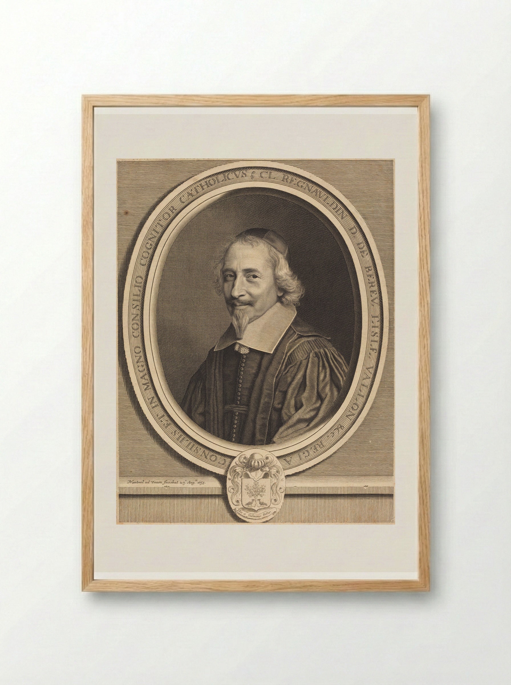 Claude Regnauldin - Robert Nanteuil - Framed Print Wood