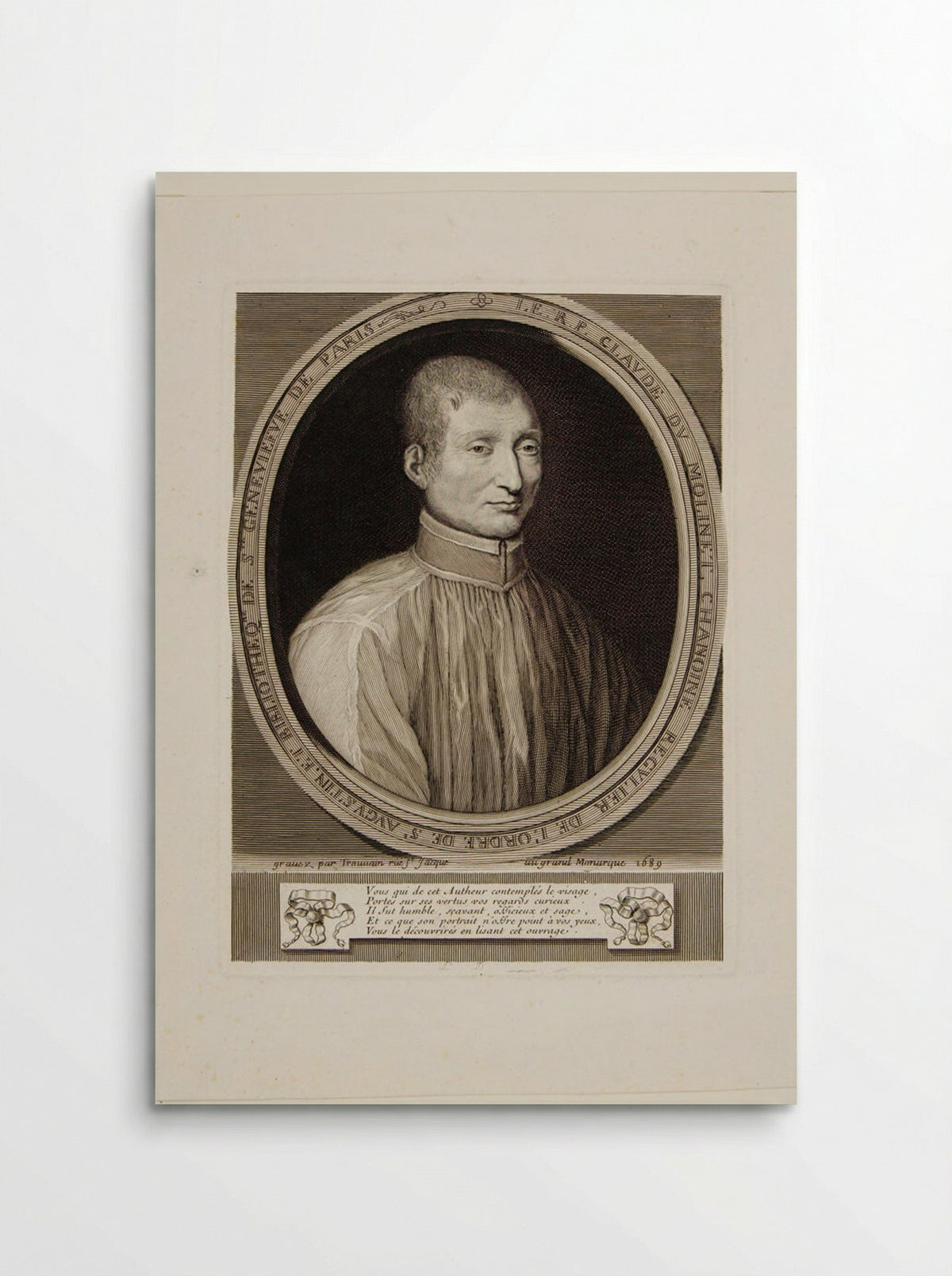 Claude du Molinet - Antoine Trouvain - Poster