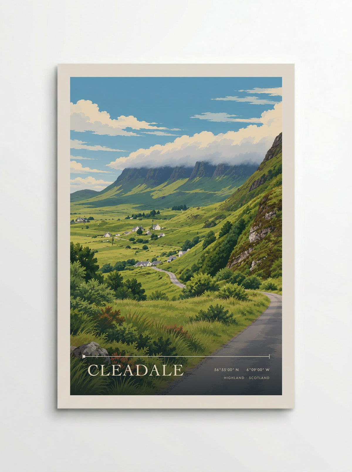 Cleadale, Highland | Travel Poster - Poster
