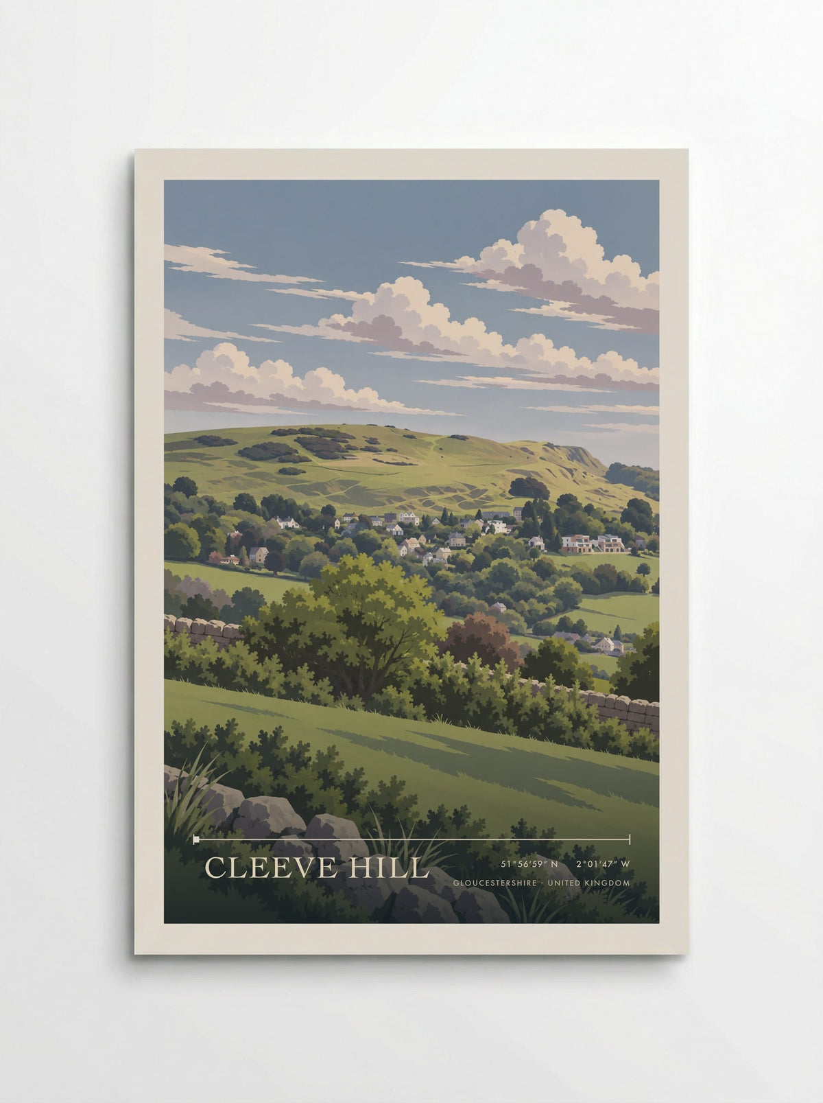 Cleeve Hill, Gloucestershire | Travel Poster - Poster