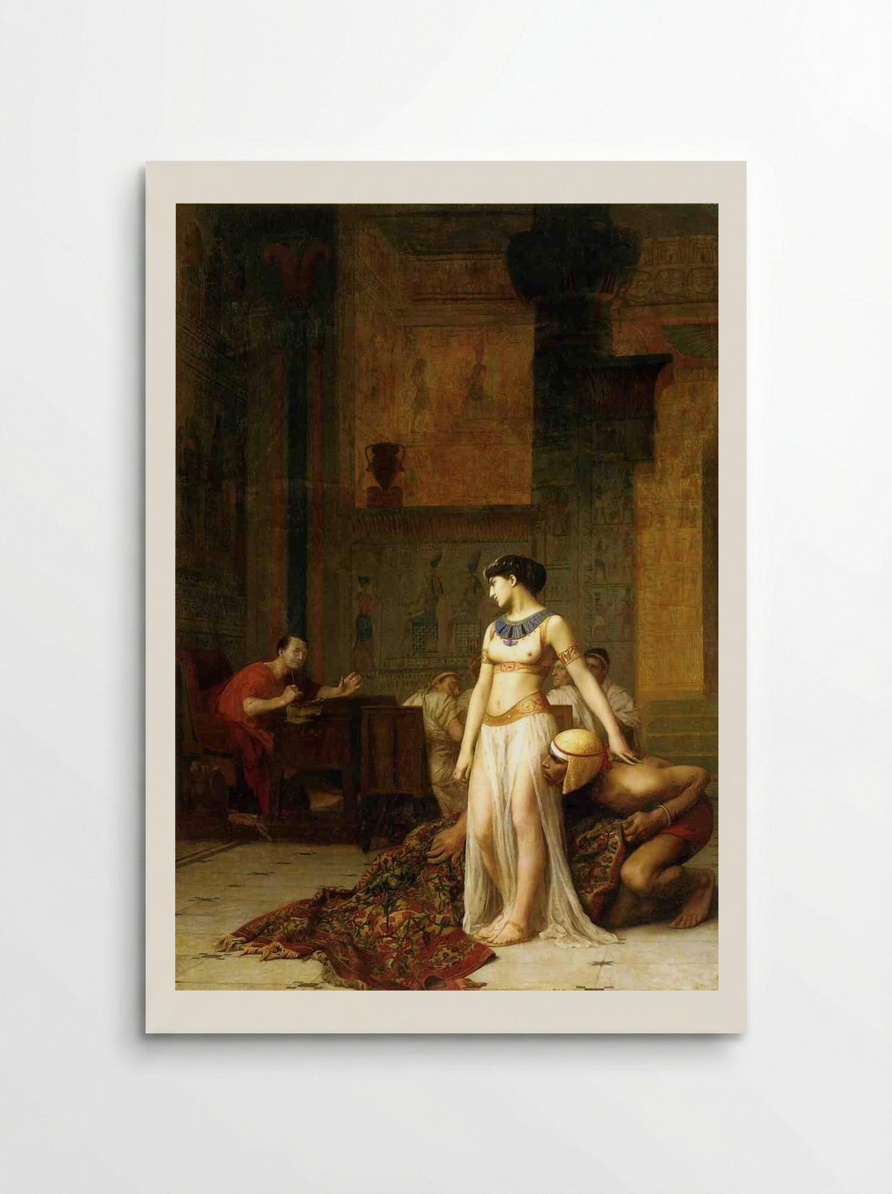 Cleopatra and Caesar - Jean-Léon Gérôme - Poster