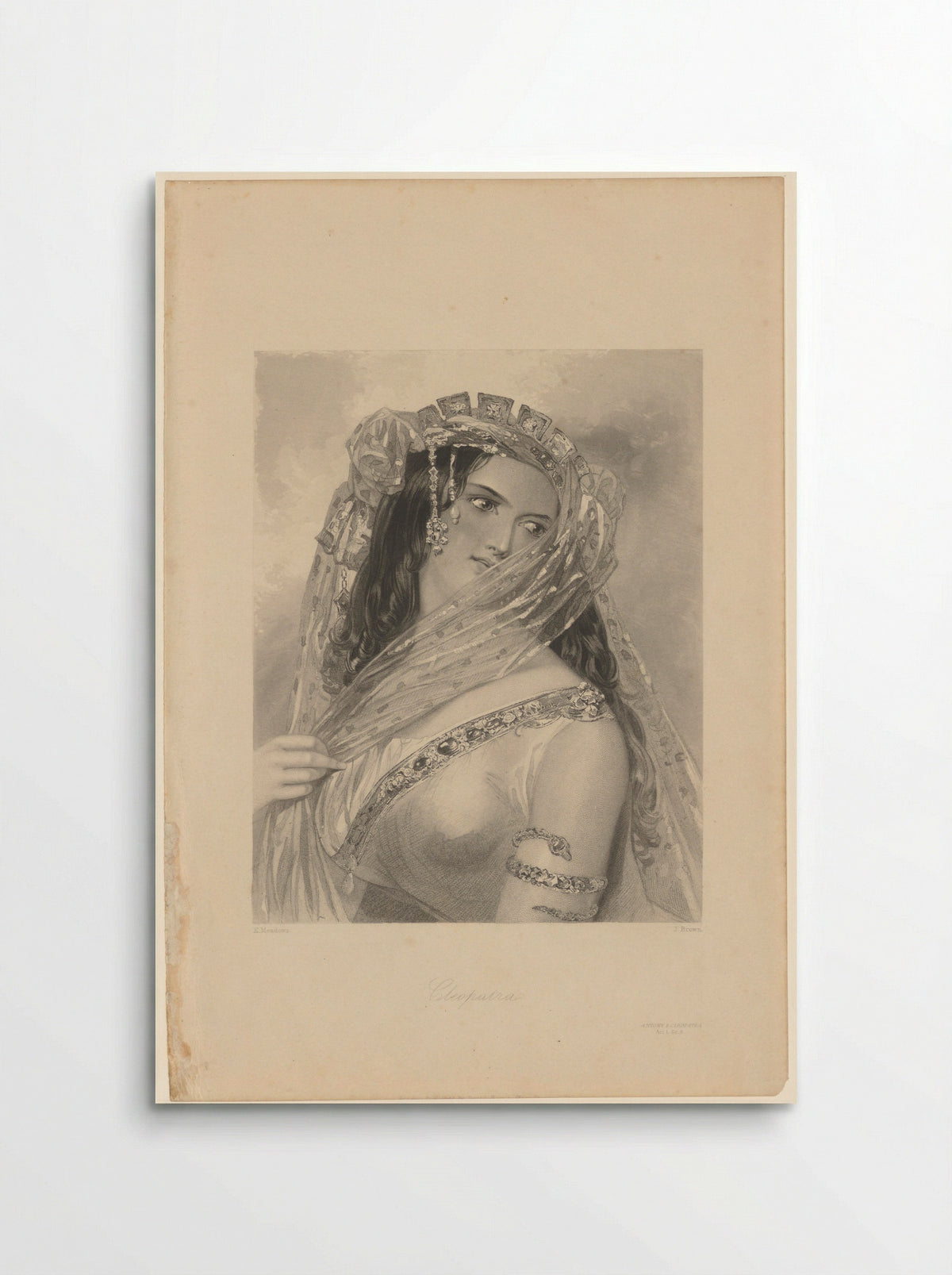 Cleopatra - David Bogue - Poster