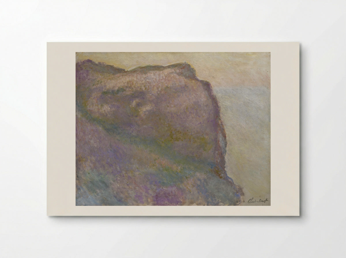 Cliff at Petit Ailly - Claude Monet - Poster