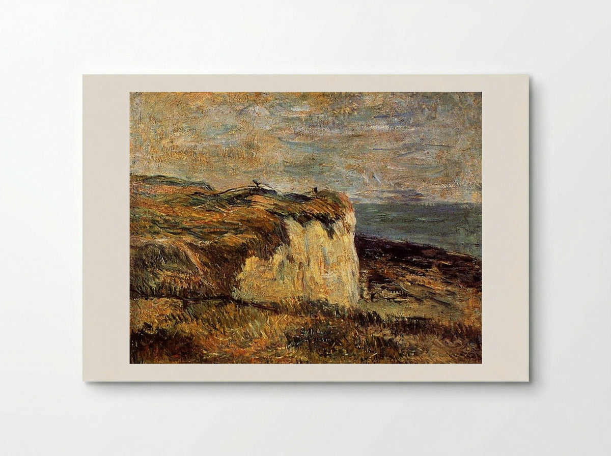Cliff near Dieppe - Paul Gauguin - Poster