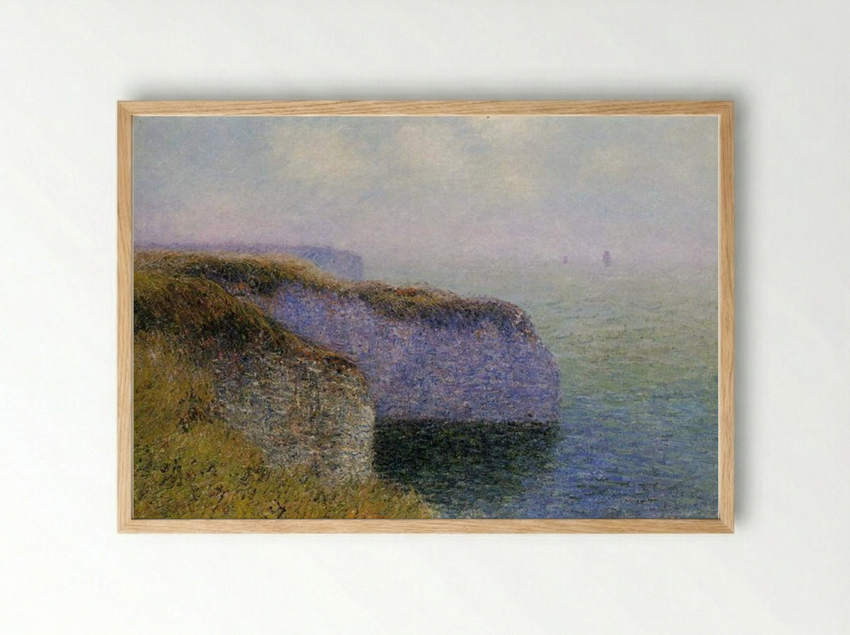 Cliffs of Etretat - Gustave Loiseau - Framed Print Wood