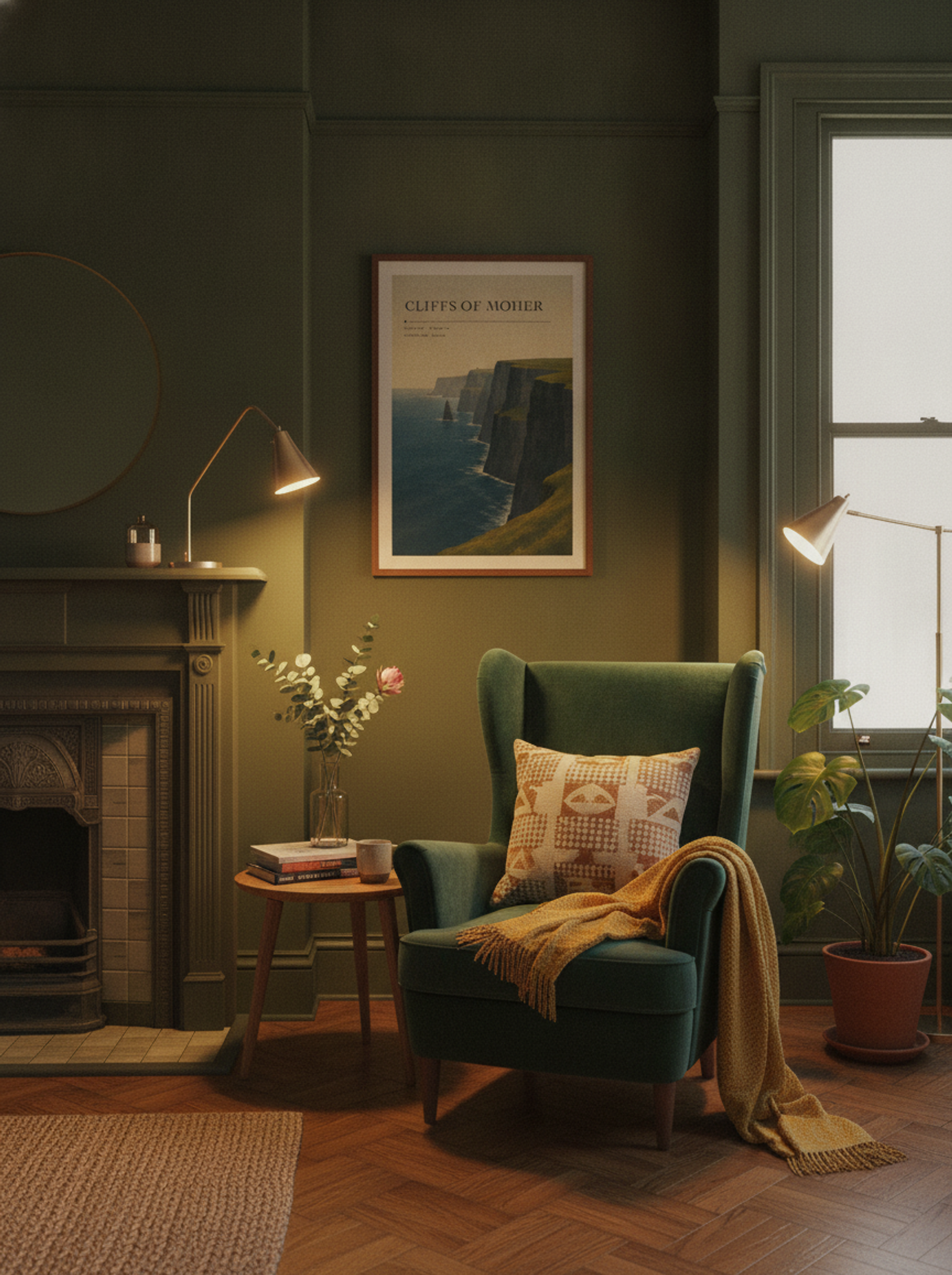 Cliffs of Moher Ireland Travel Poster - Lifestyle
