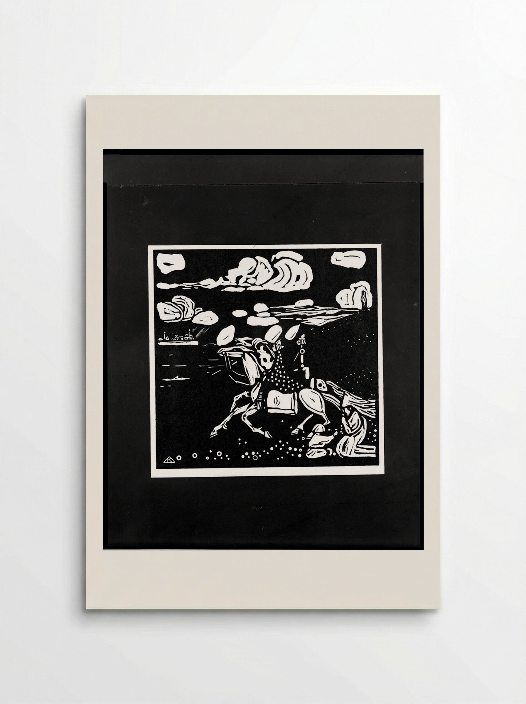 Clouds, from the portfolio Xylographies - Wassily Kandinsky - Poster