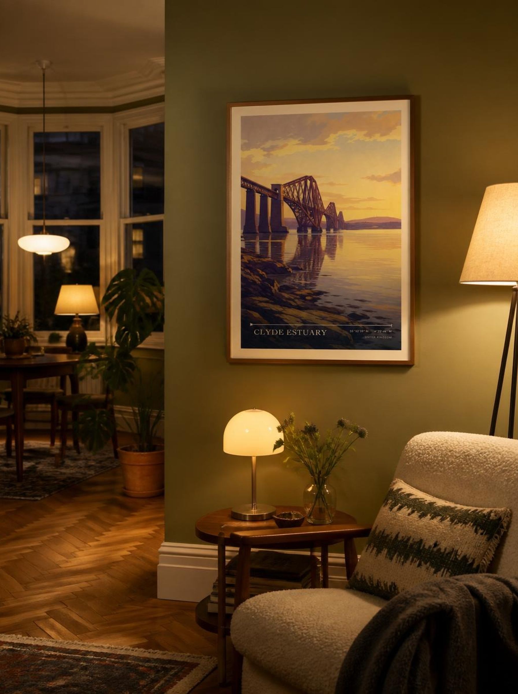 Clyde Estuary United Kingdom Travel Poster - Lifestyle