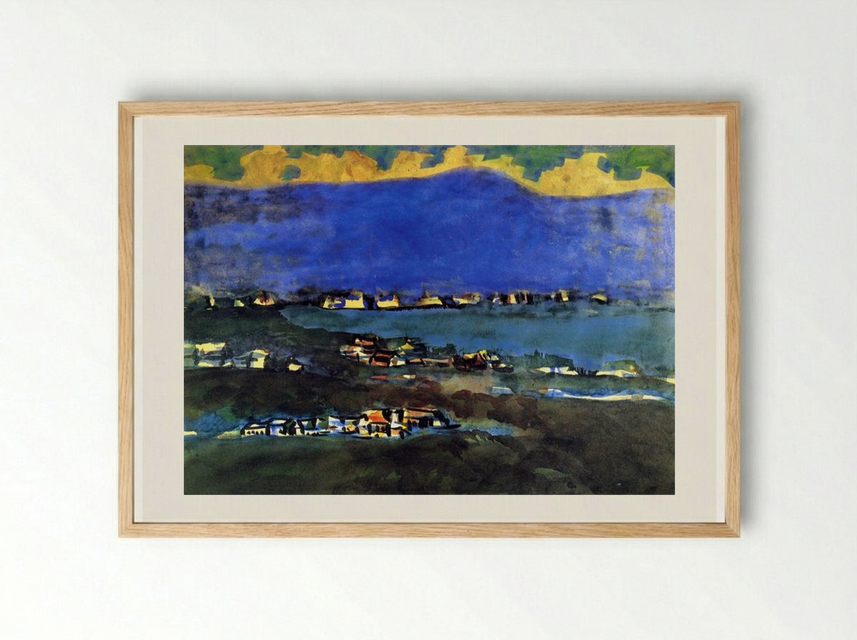 Coaltown - George Luks - Framed Print Wood