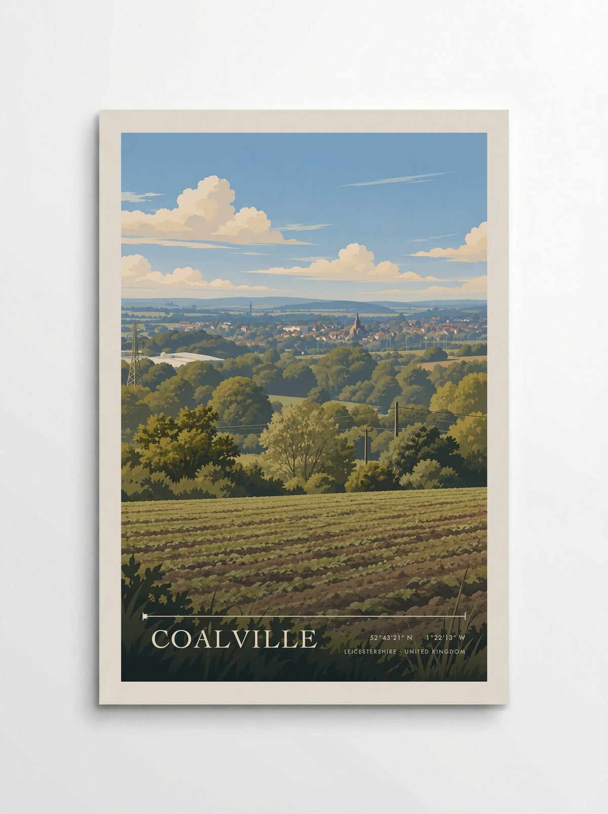 Coalville, Leicestershire | Travel Poster - Poster