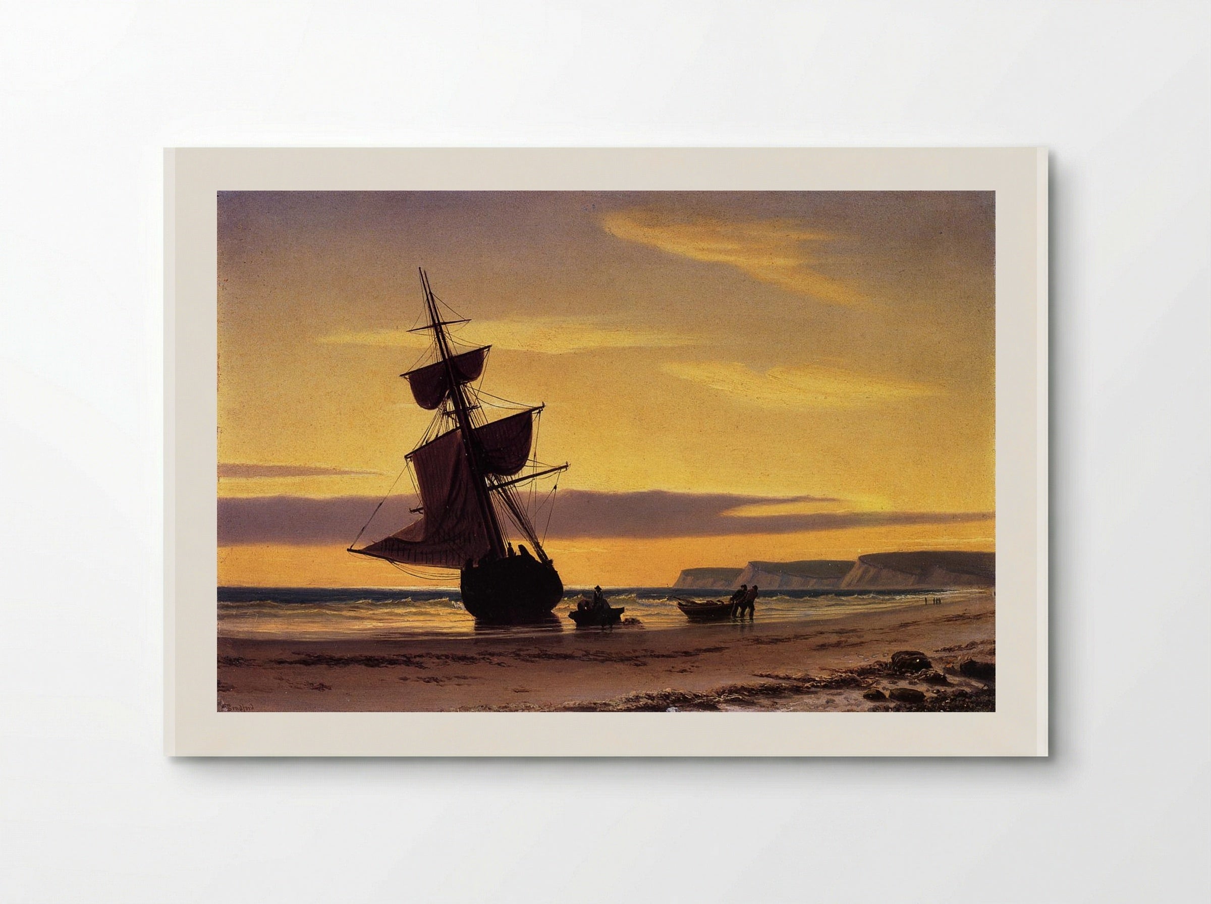 Coastal Scene - William Bradford - Poster