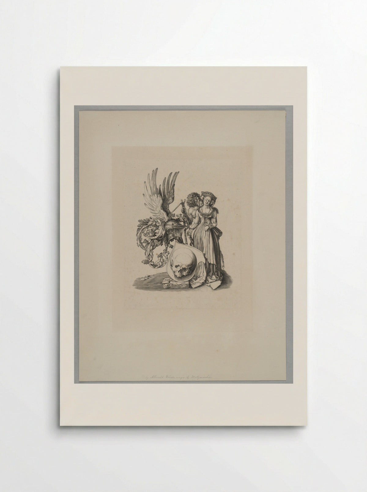 Coat of Arms and Skull - Pierre Guillaume Metzmacher - Poster