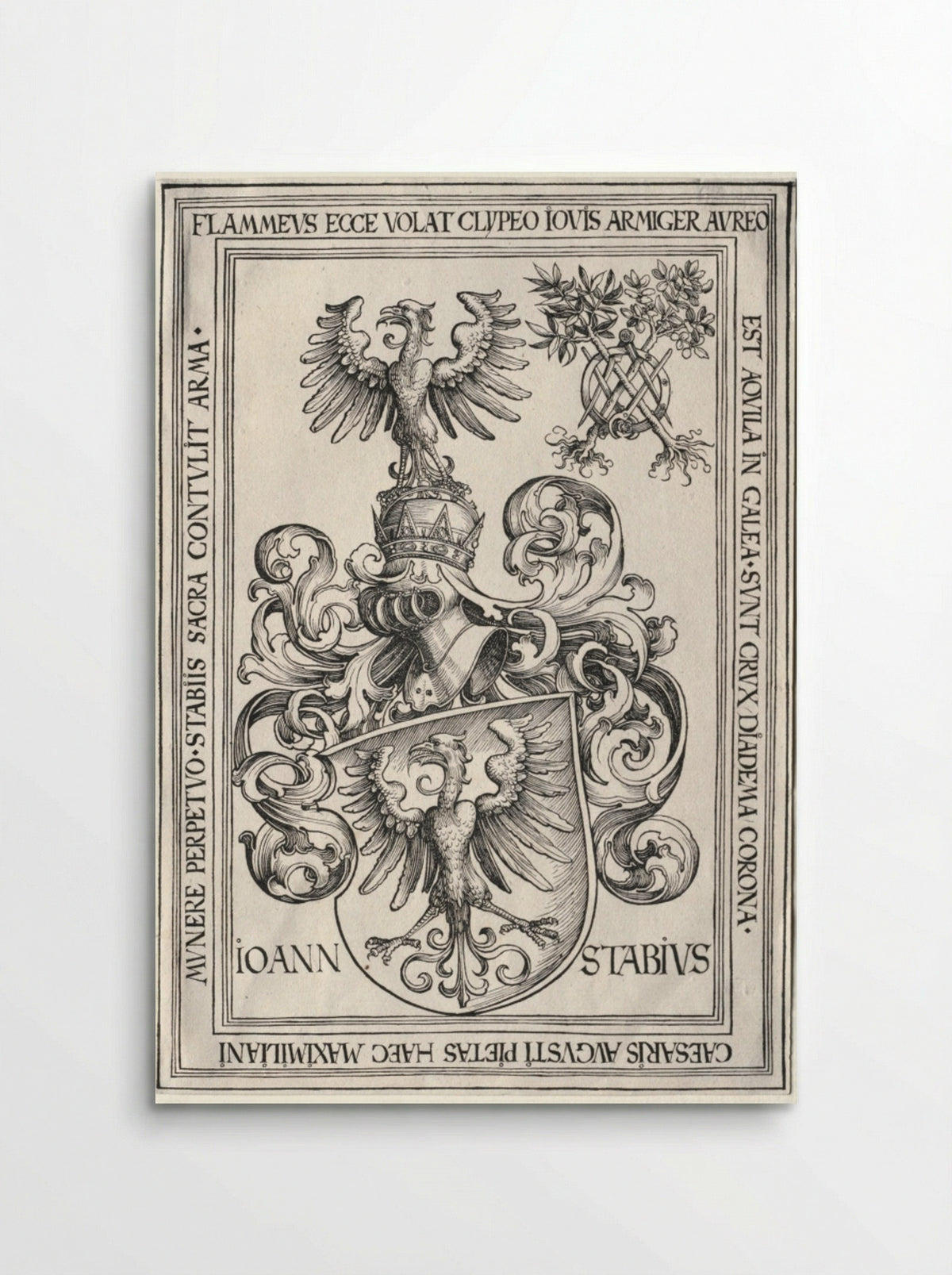 Coat of Arms of Johann Stabius - Wolf Traut - Poster