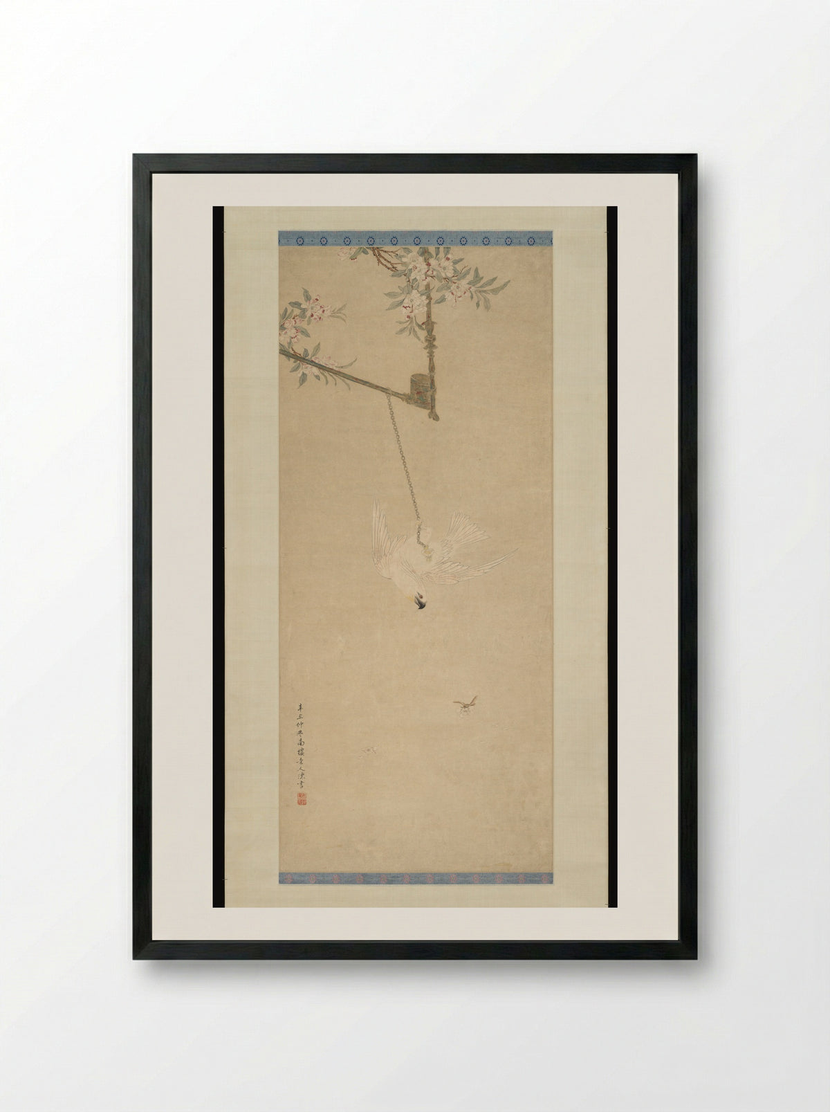 Cockatoo - Chen Shu - Framed Print Black