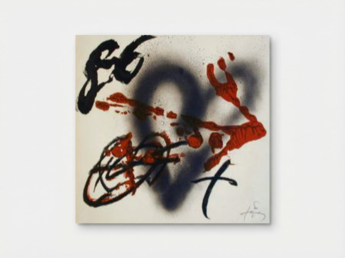 Coeur et fleche - Antoni Tàpies - Poster