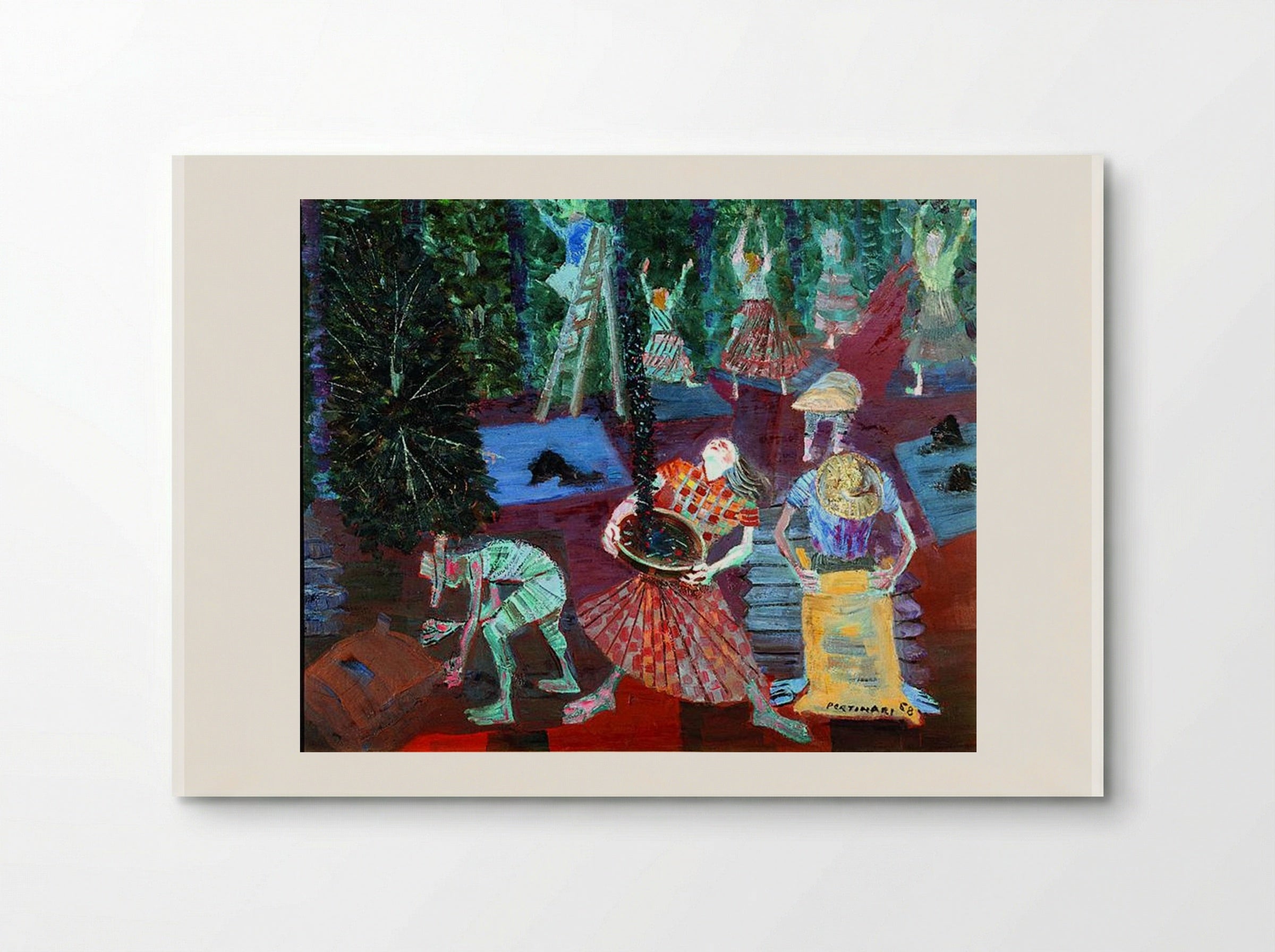 Coffee Harvest - Candido Portinari - Poster
