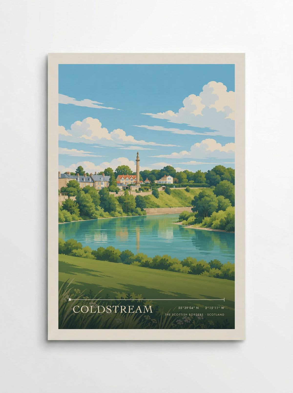 Coldstream, The Scottish Borders | Travel Poster - Poster