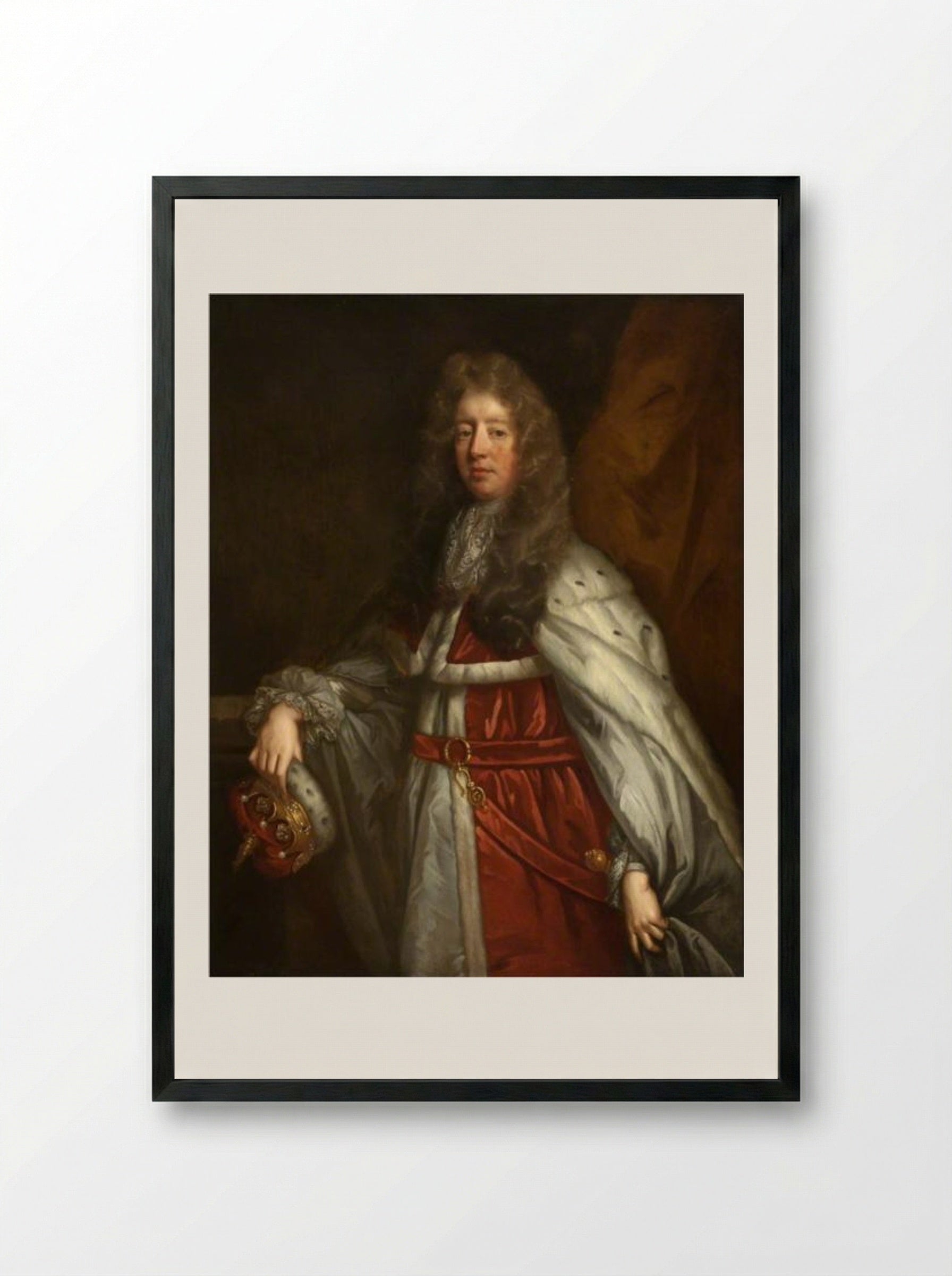 Colin, 3rd Earl of Balcarres - John Riley - Framed Print Black