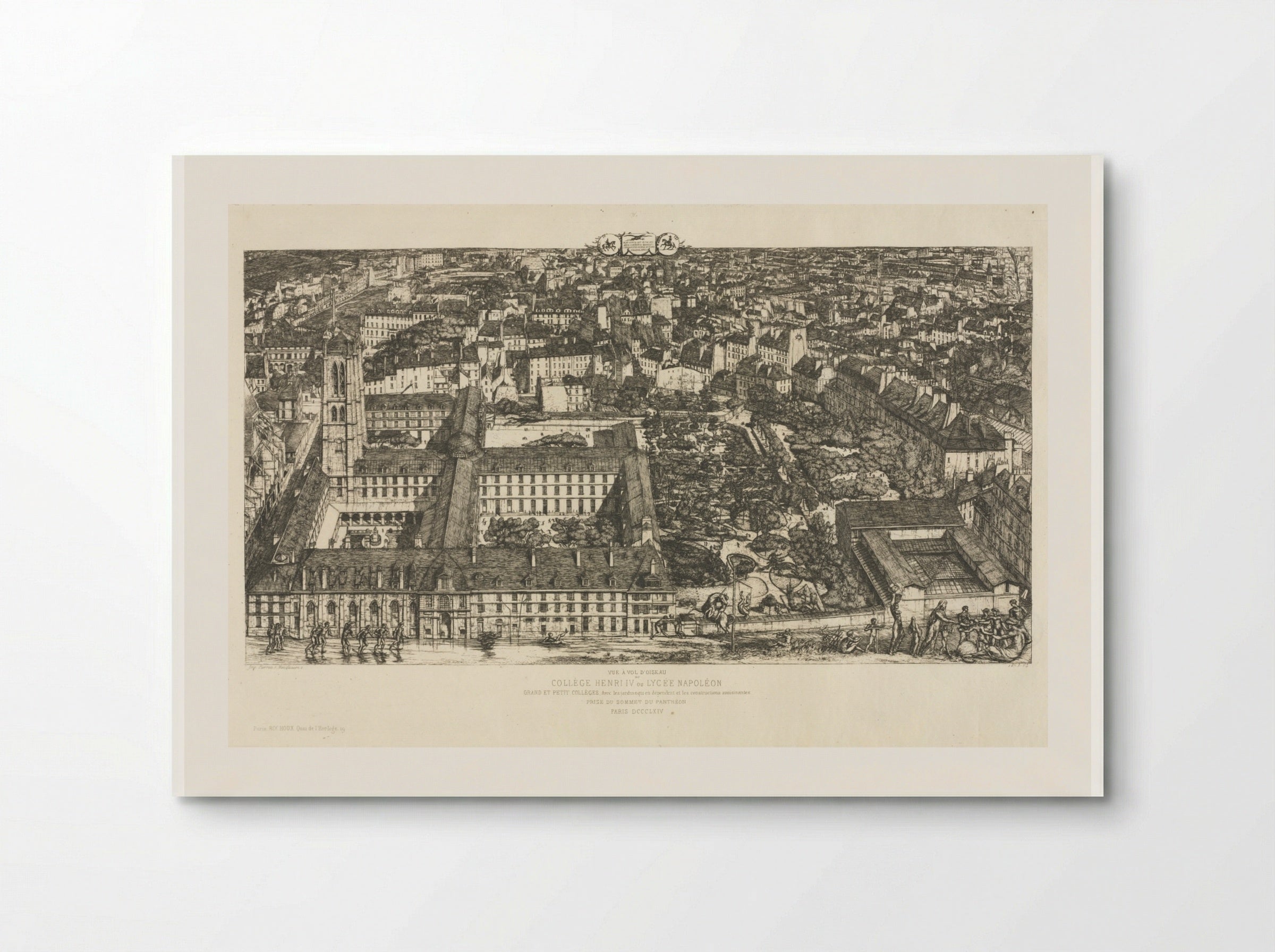 Collège Henri IV - Charles Meryon - Poster