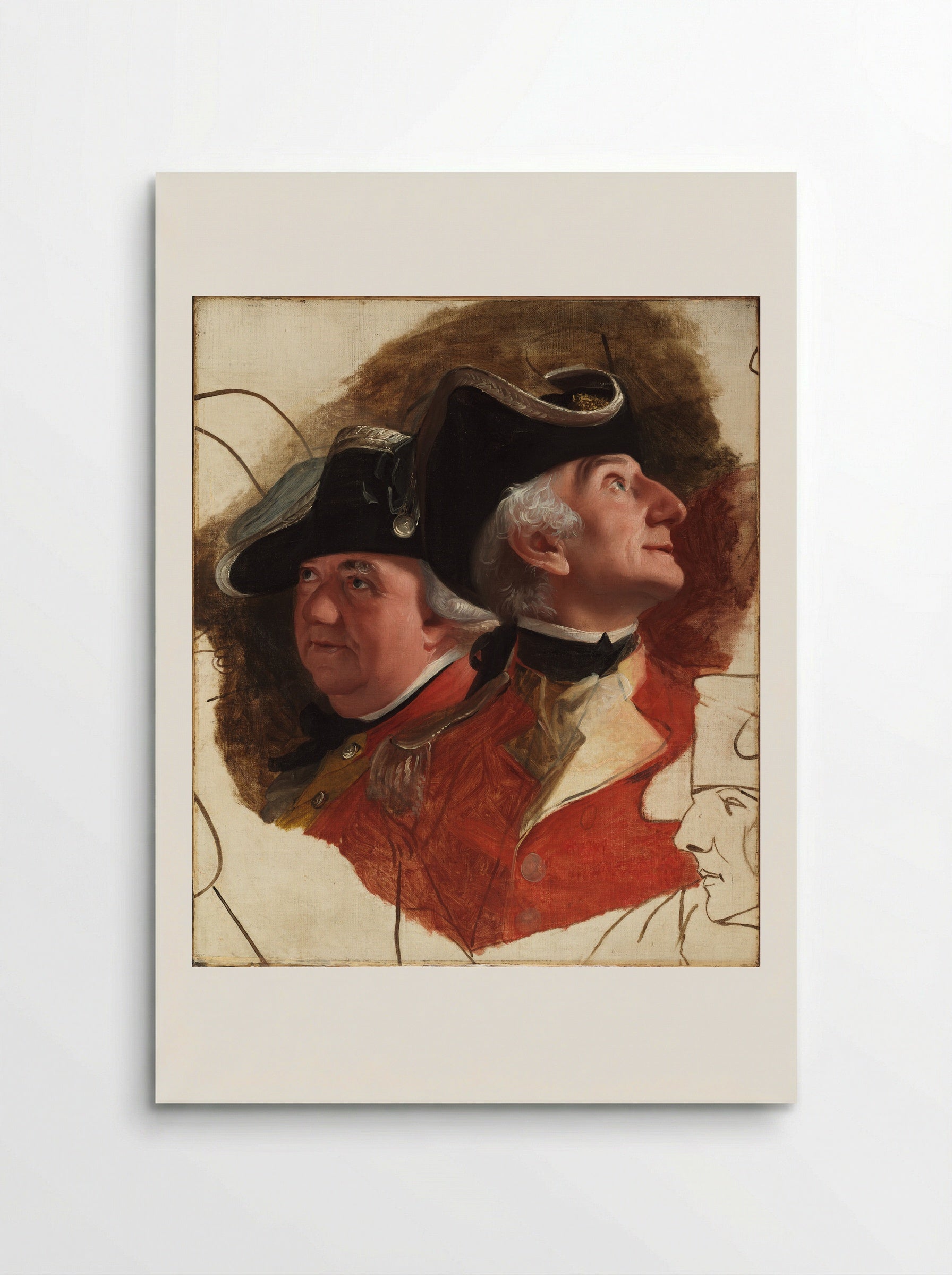 Colonel Ernst August von Hugo and Lt. Colonel von Schlepegrell - John Singleton Copley - Poster