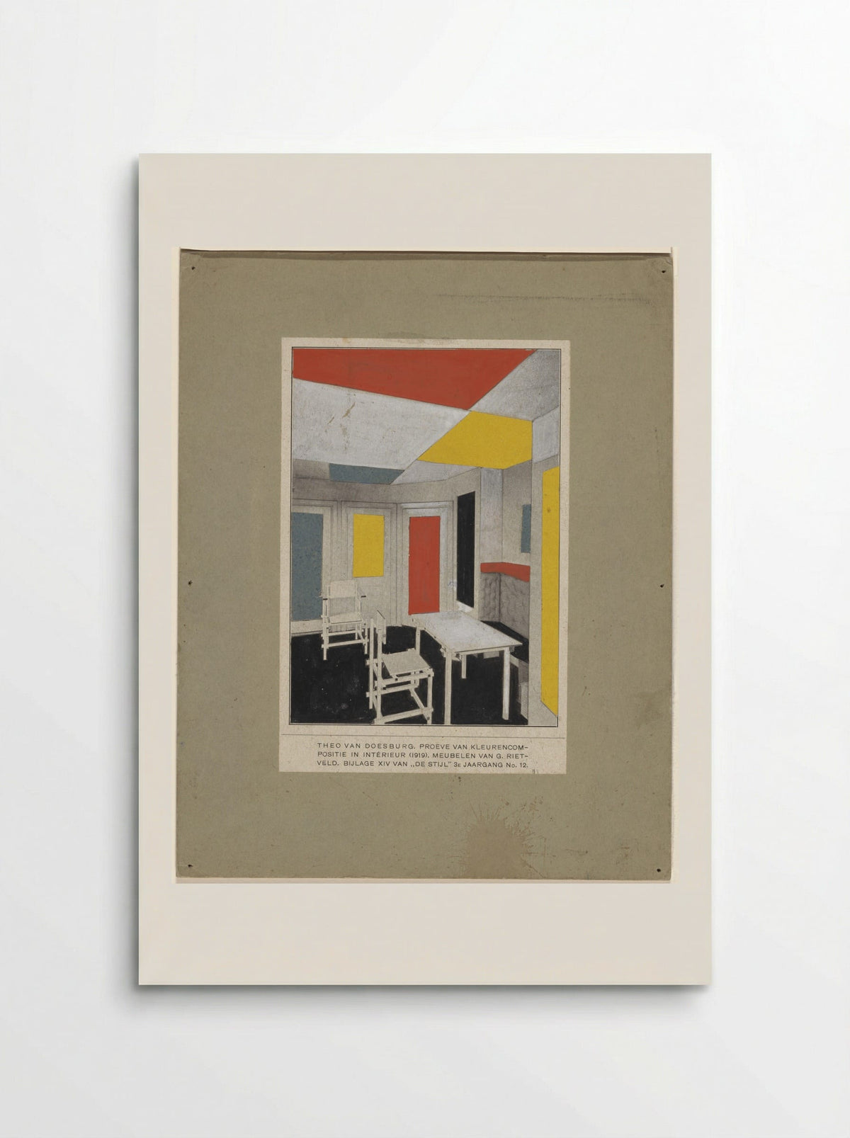 Colour Solution for Interior - Theo van Doesburg - Poster