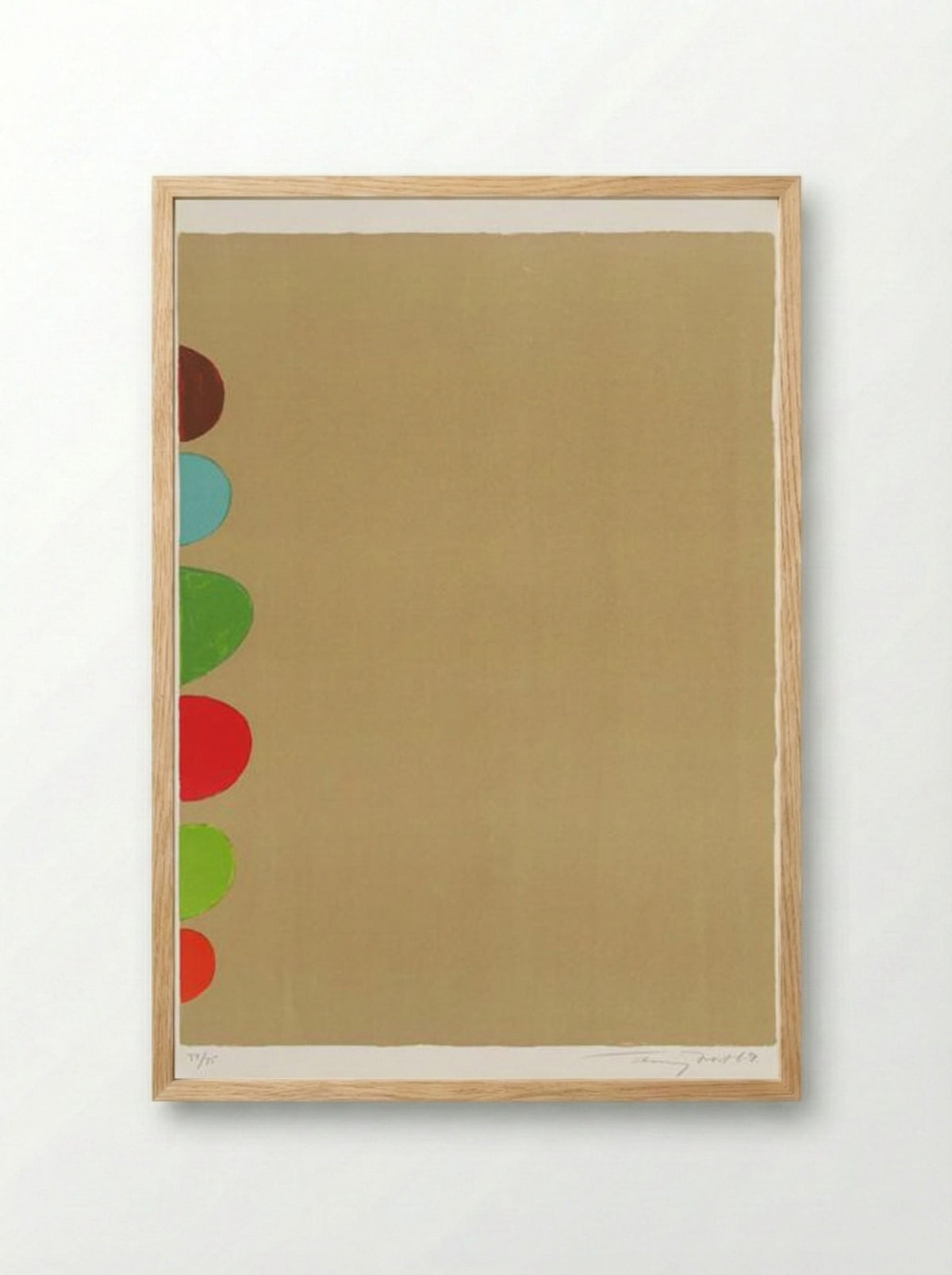 Colour on the Side - Terry Frost - Framed Print Wood