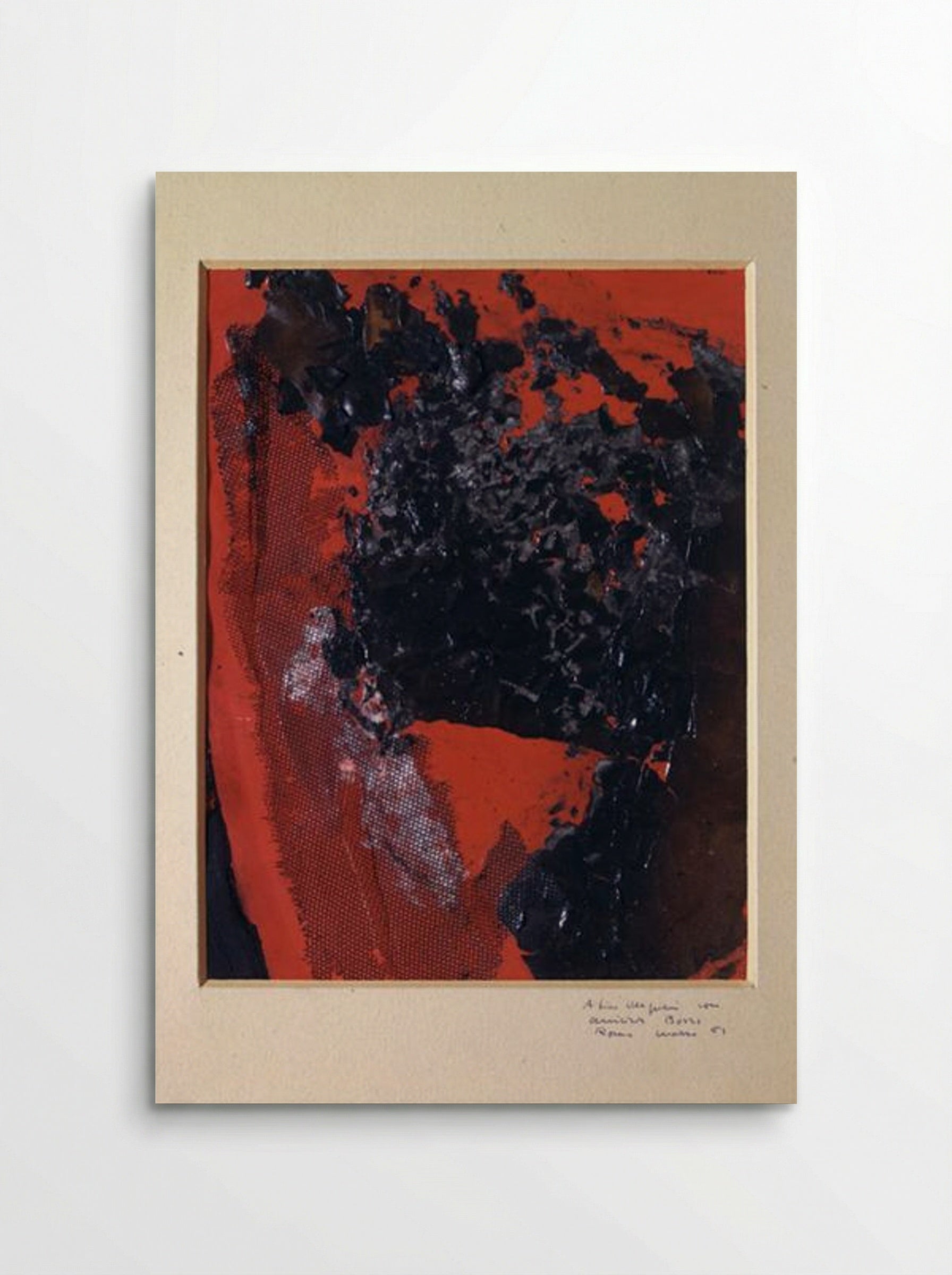 Combustione - Alberto Burri - Poster