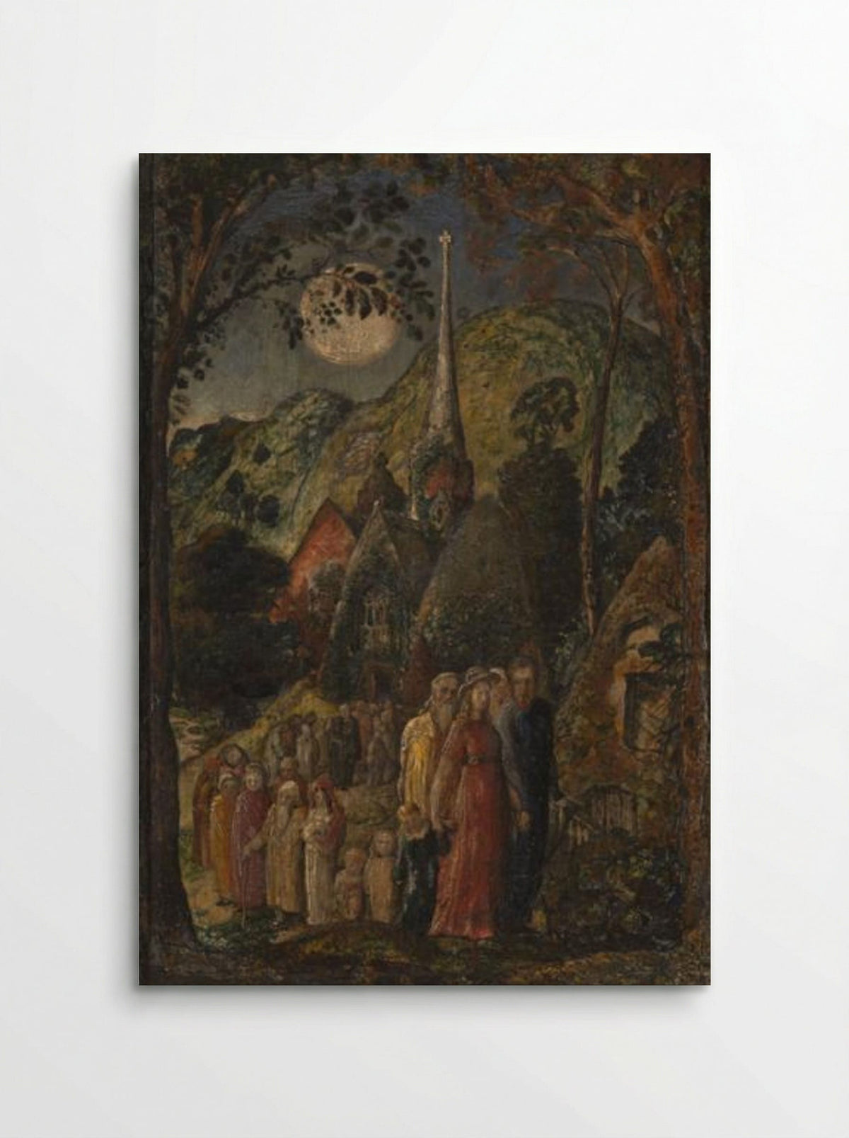 Coming from Evening Church - Samuel Palmer - Poster