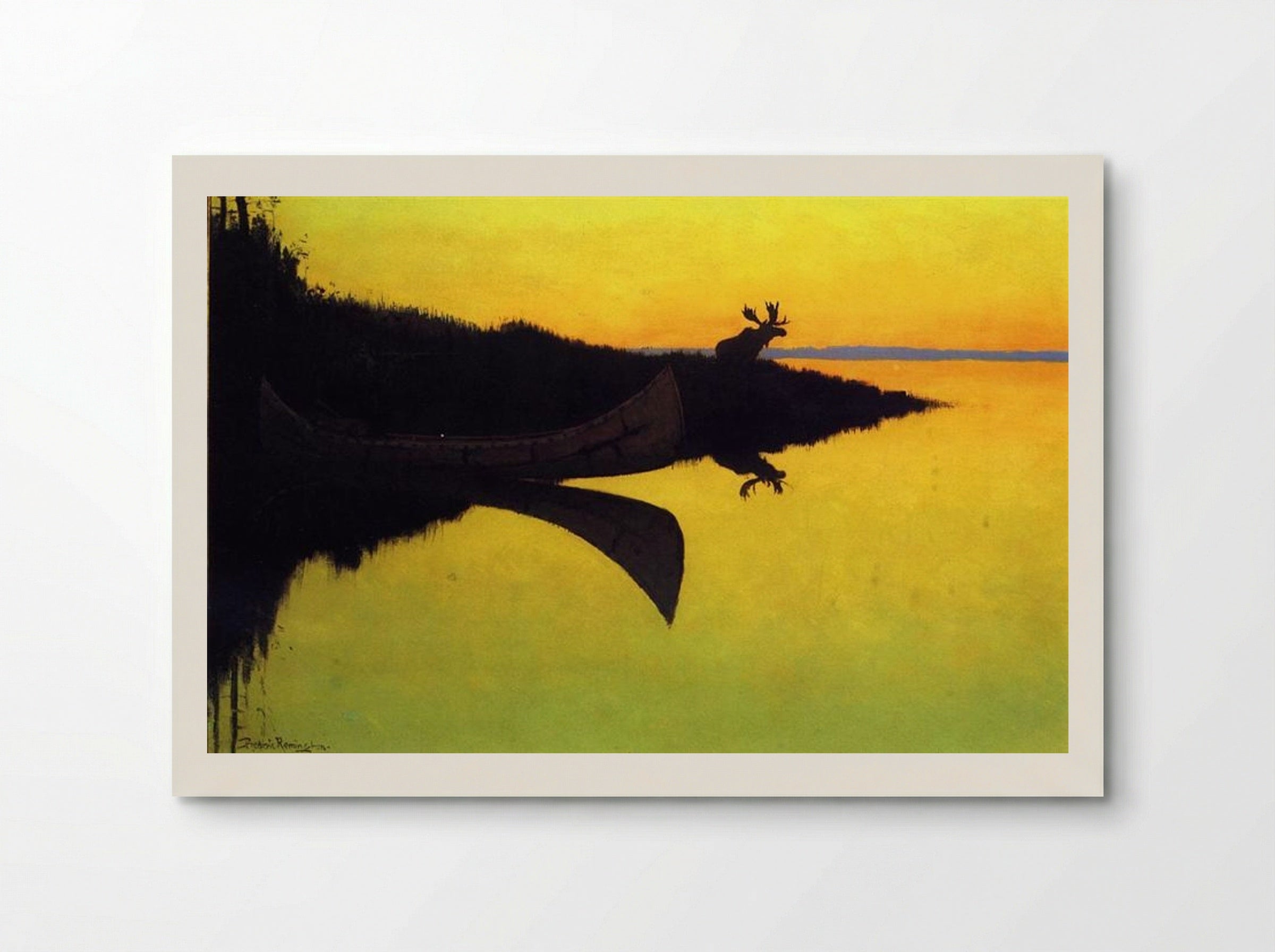Coming to the Call - Frederic Remington - Poster