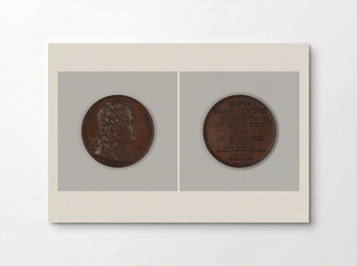 Commemorative Medal of Christiaan Huygens - Christiaan Huygens - Poster
