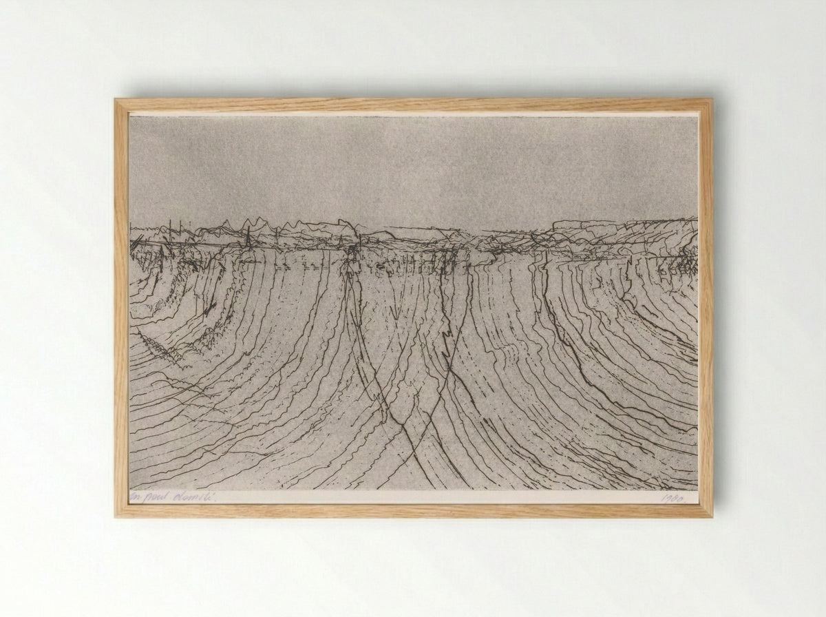 Compositie - Paul Damsté - Framed Print Wood