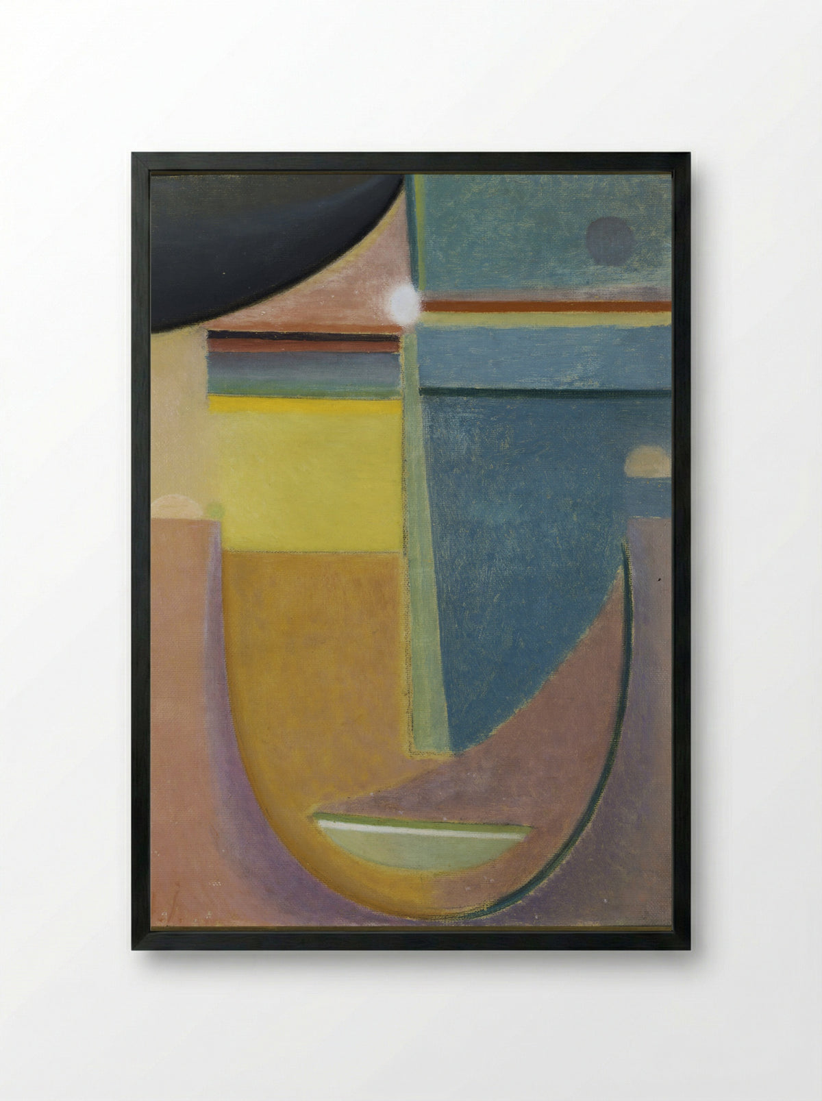 Composition No. 1, Sunrise - Alexei von Jawlensky - Framed Print Black