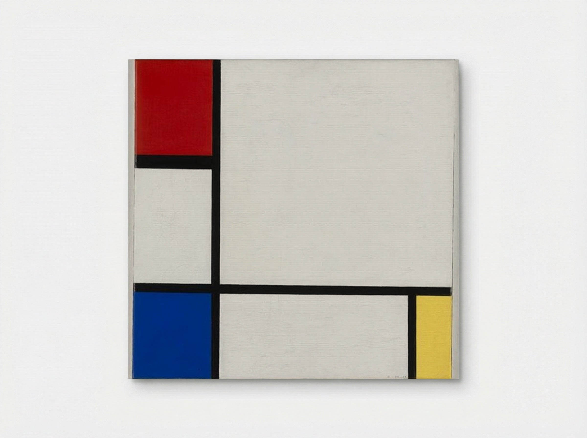 Composition No. IV, with Red, Blue and Yellow - Piet Mondrian - Poster