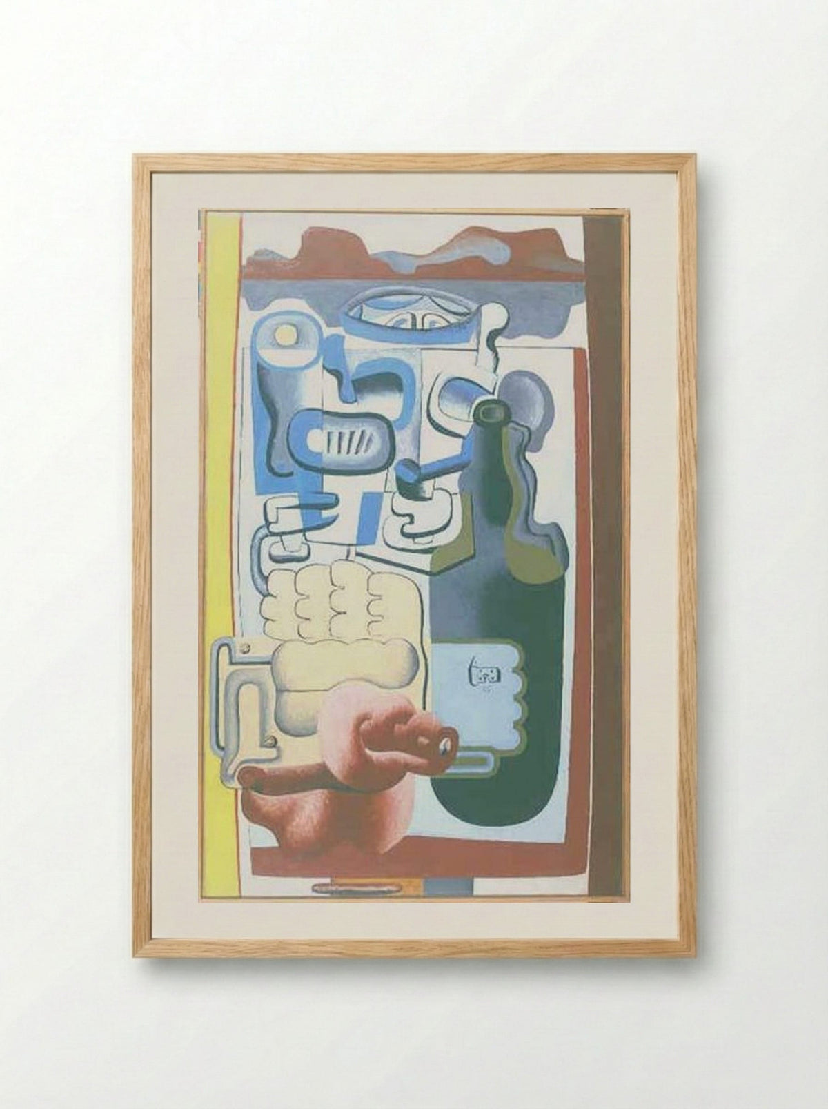 Composition avec la lune - Le Corbusier - Framed Print Wood