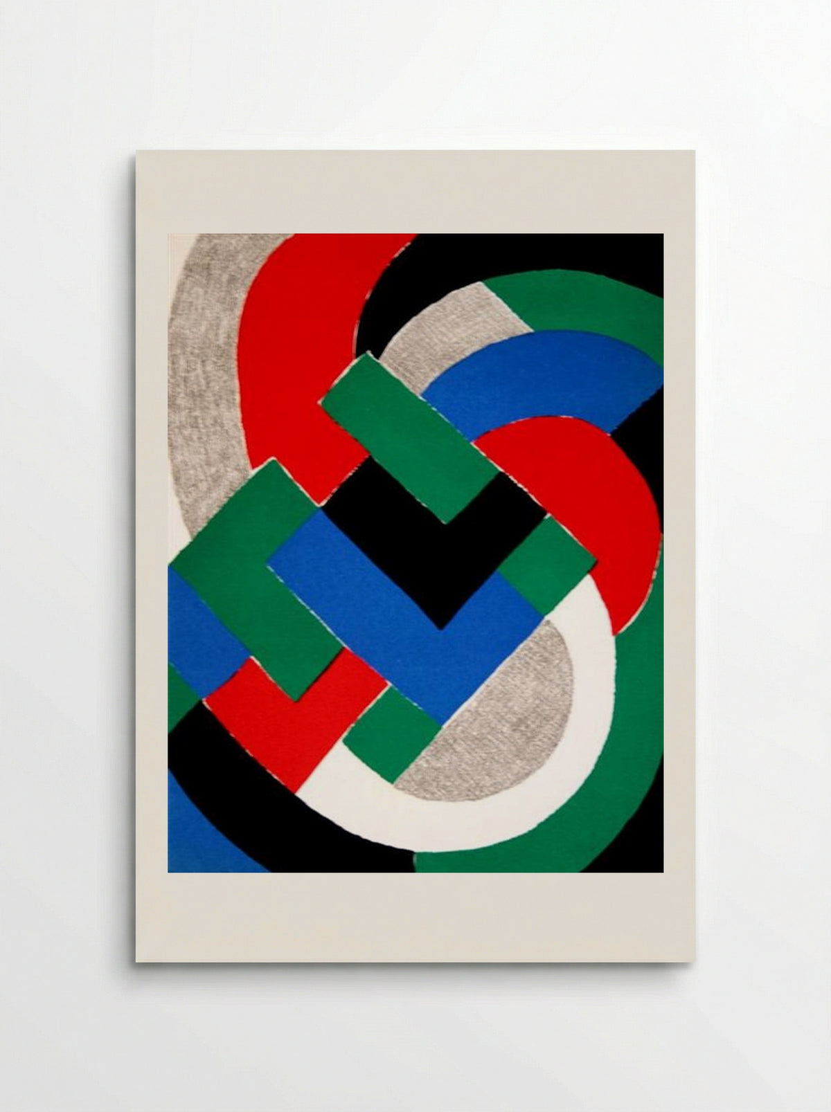 Composition with green and blue - Sonia Delaunay - Poster