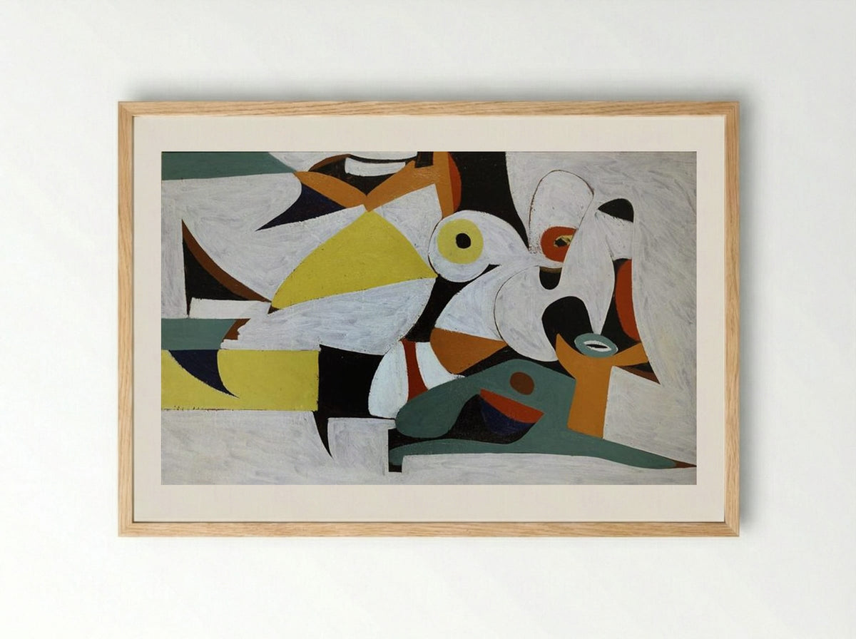 Composition - Arshile Gorky - Framed Print Wood