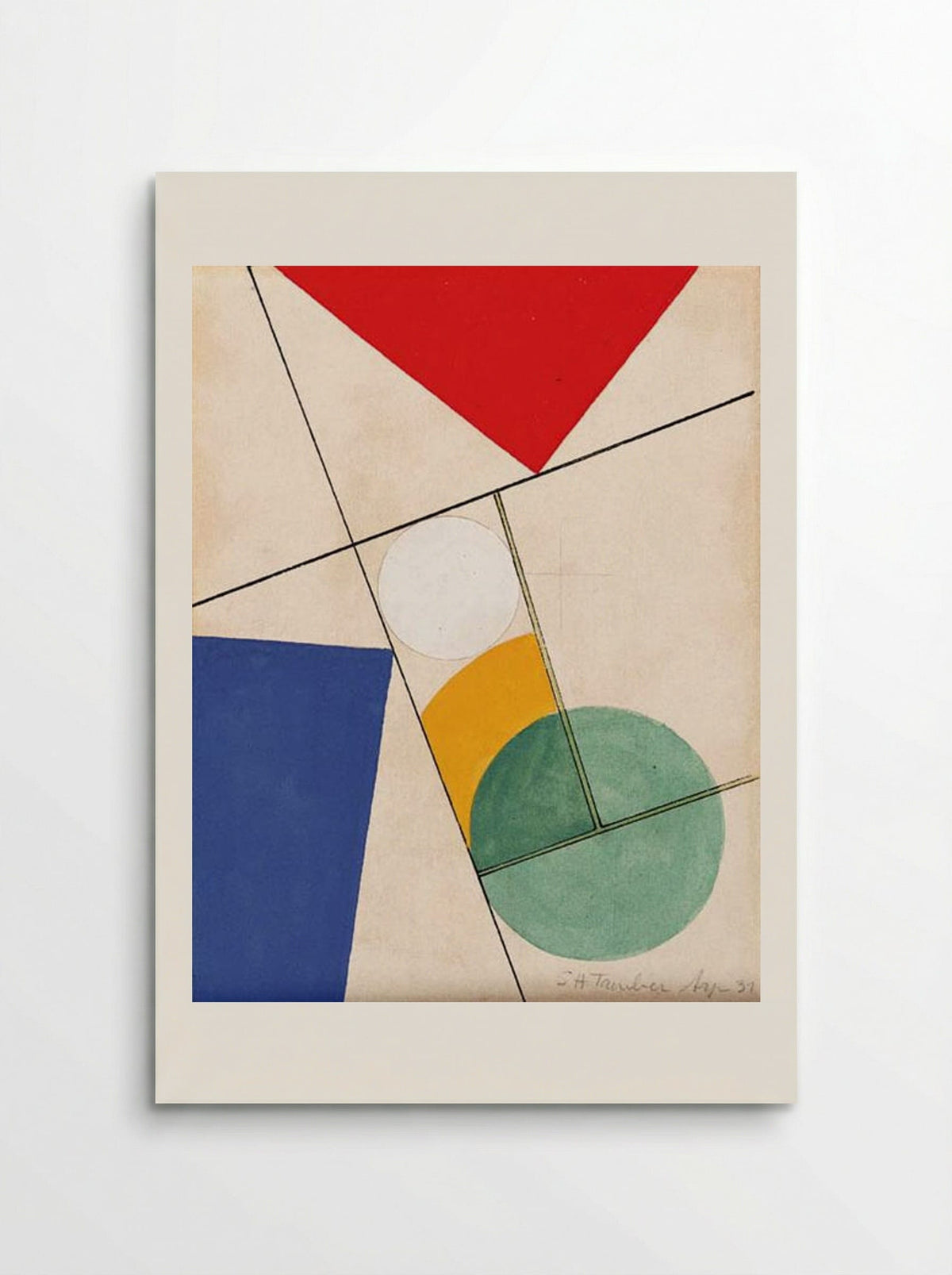 Composition - Sophie Taeuber-Arp - Poster