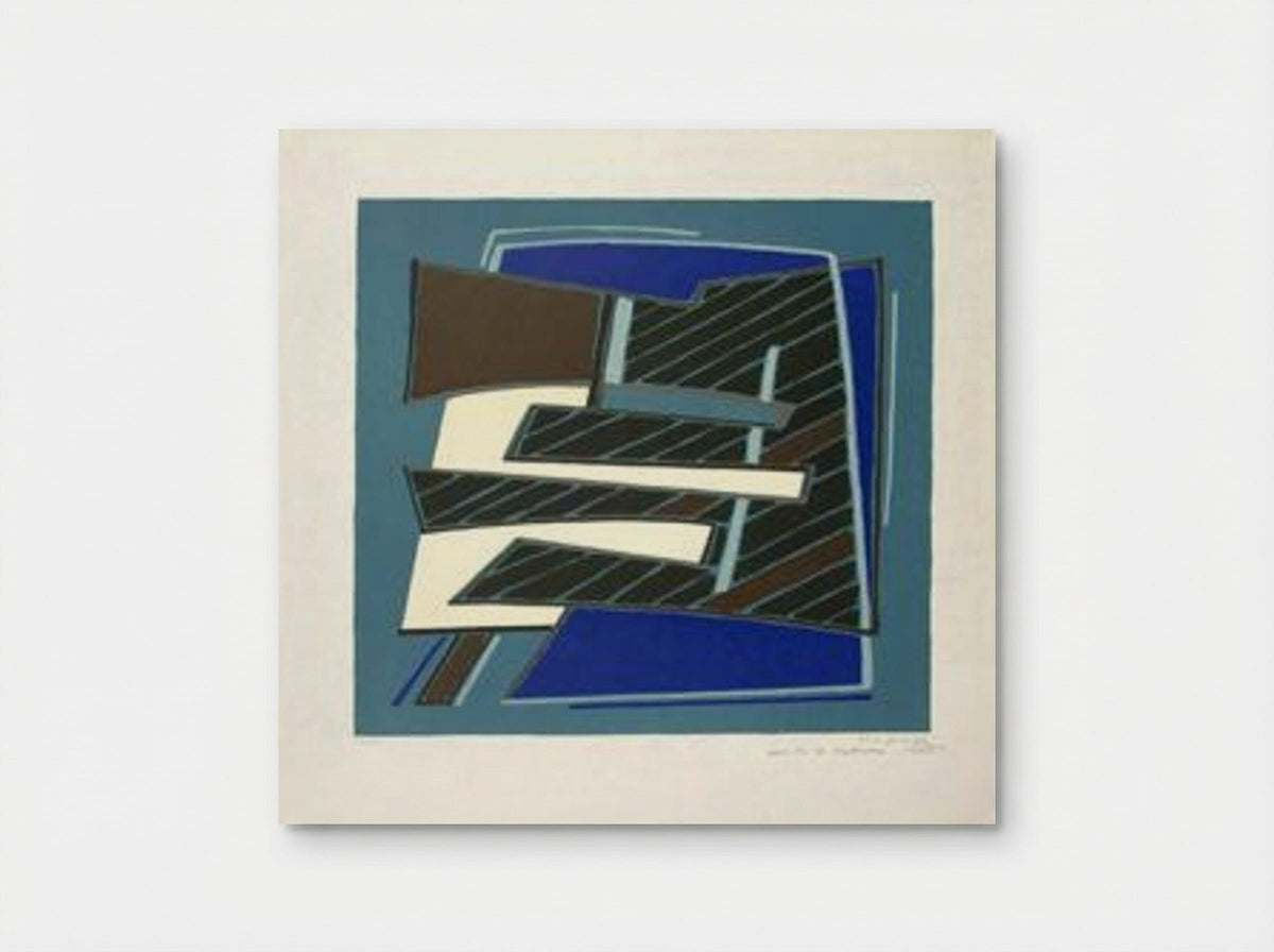Composizione in Azzurro - Alberto Magnelli - Poster