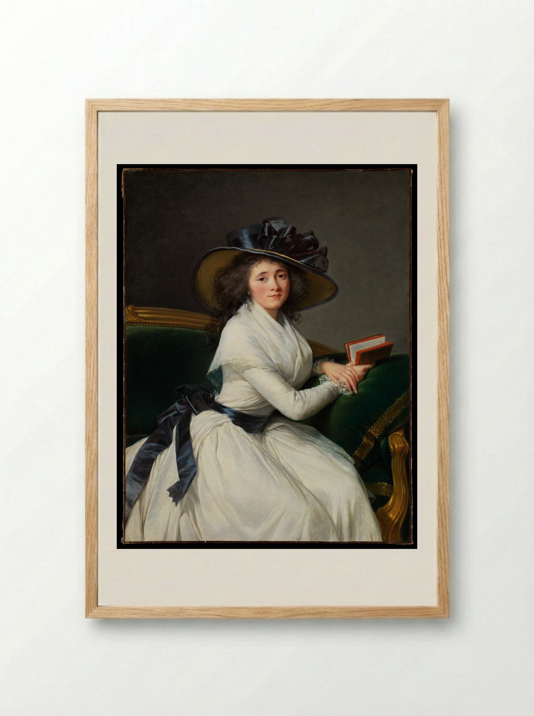 Comtesse de la Châtre - Elisabeth Louise Vigée Le Brun - Framed Print Wood