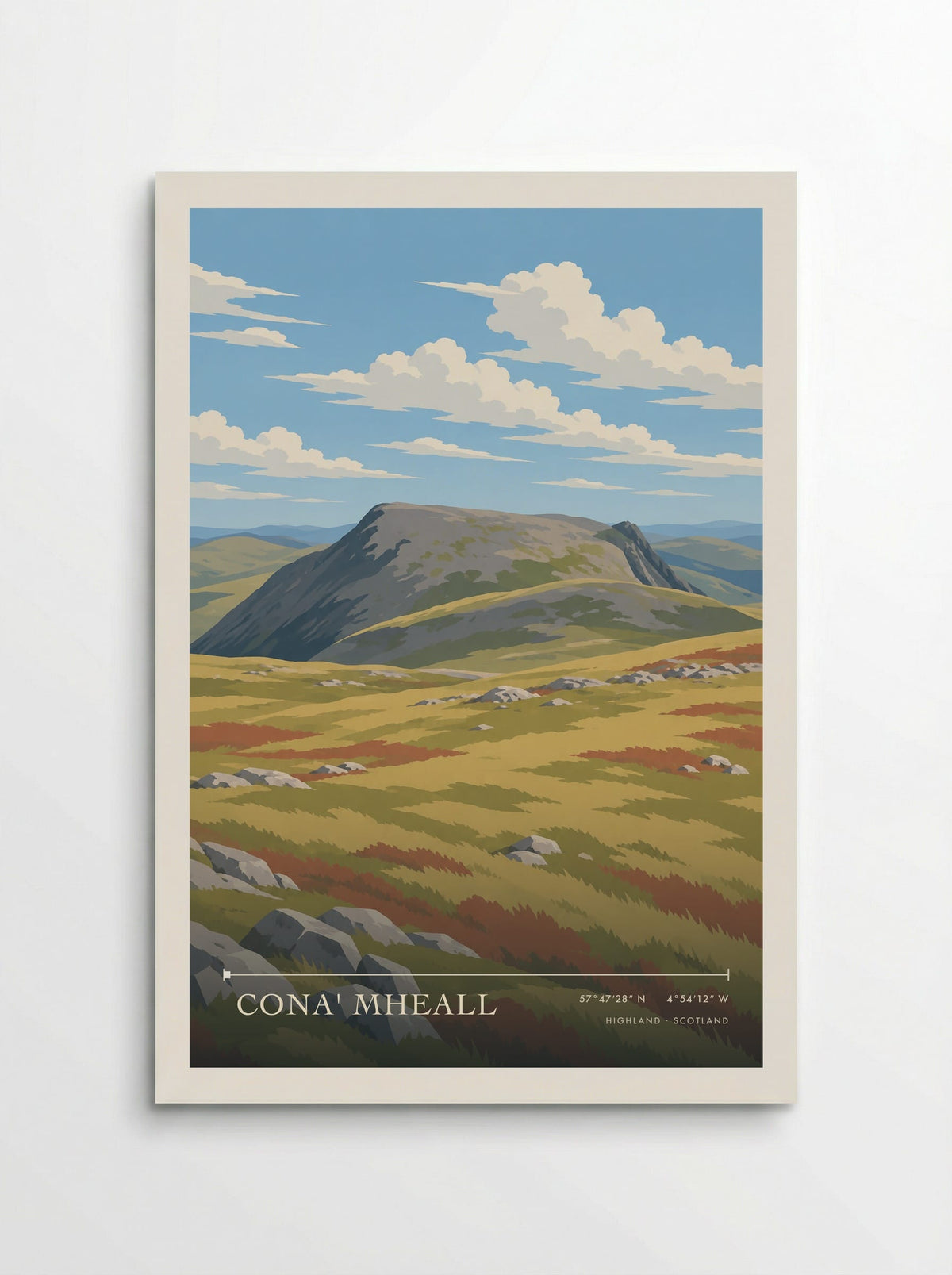 Cona' Mheall, Highland | Travel Poster - Poster